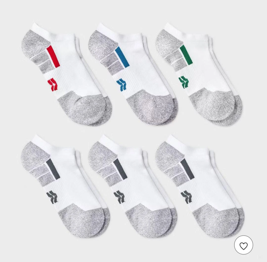 Athletic Socks - 6 Pack