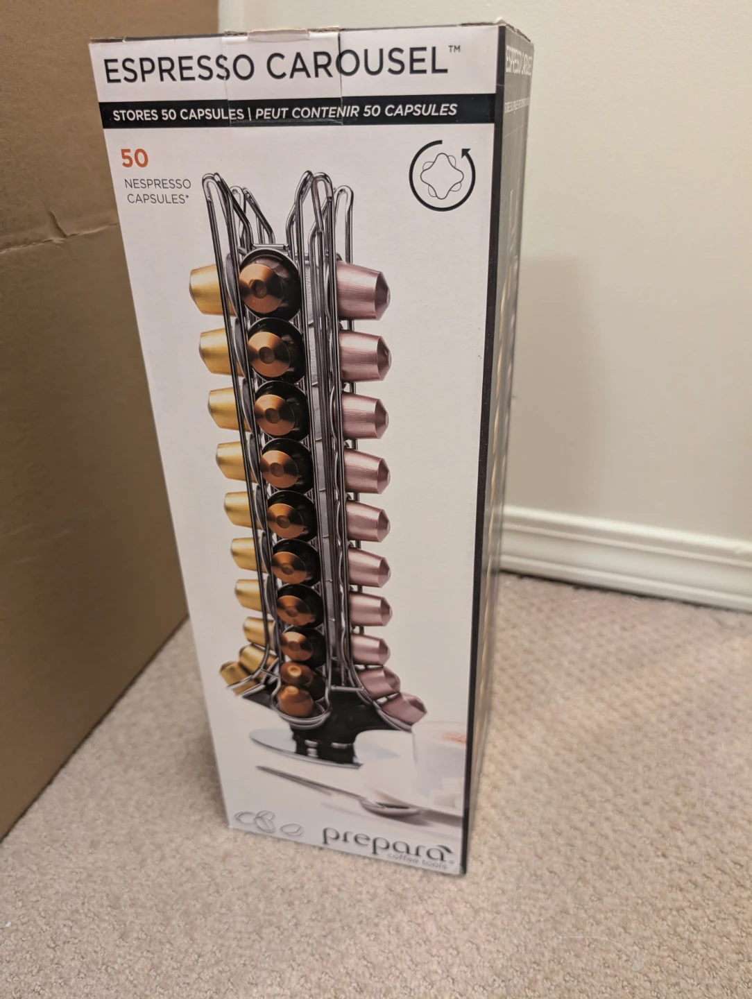 Prepara Espresso Carousel Stores 50 Nespresso Capsules - photo 3