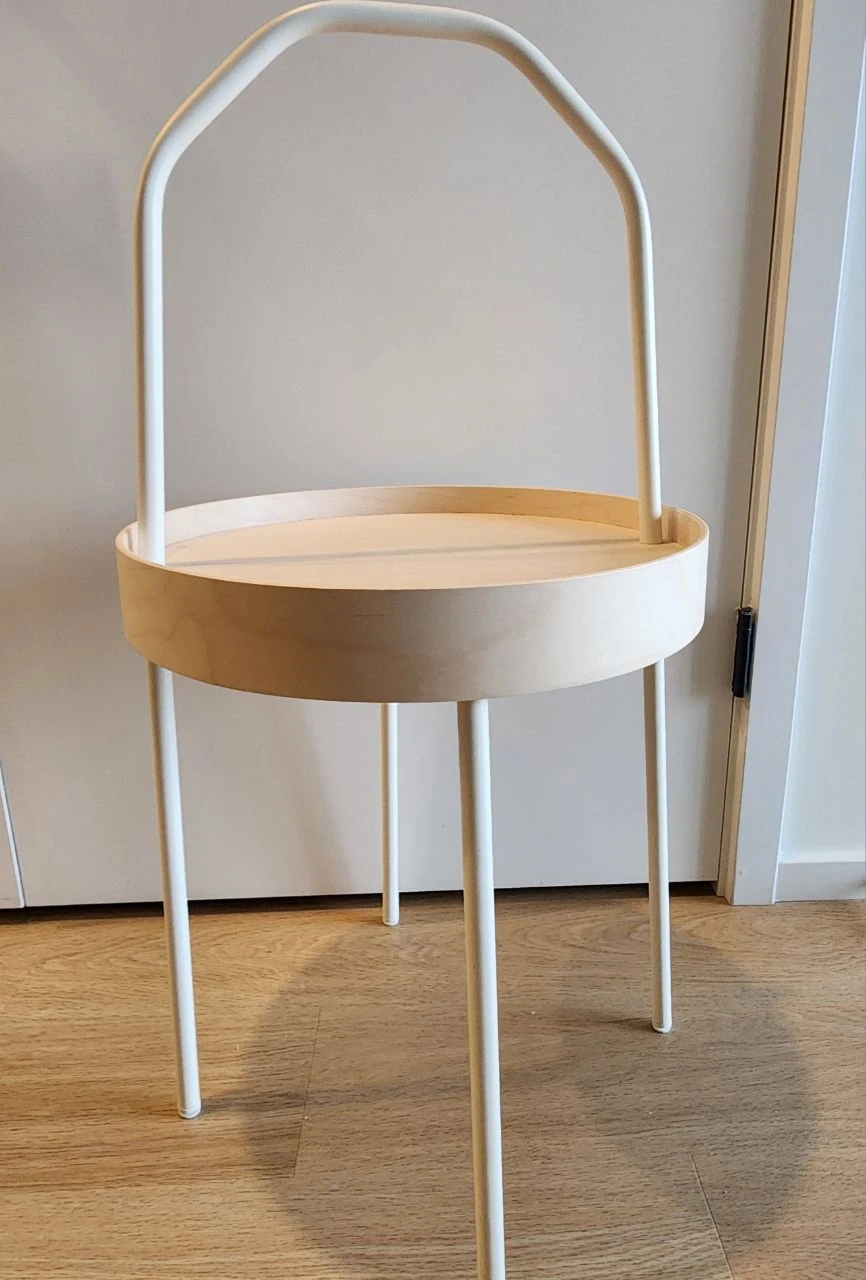 IKEA BURVIK Side Table White