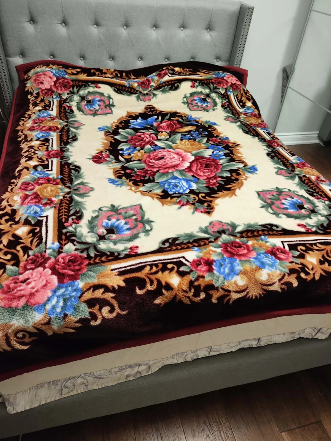 Heavy Floral Blanket