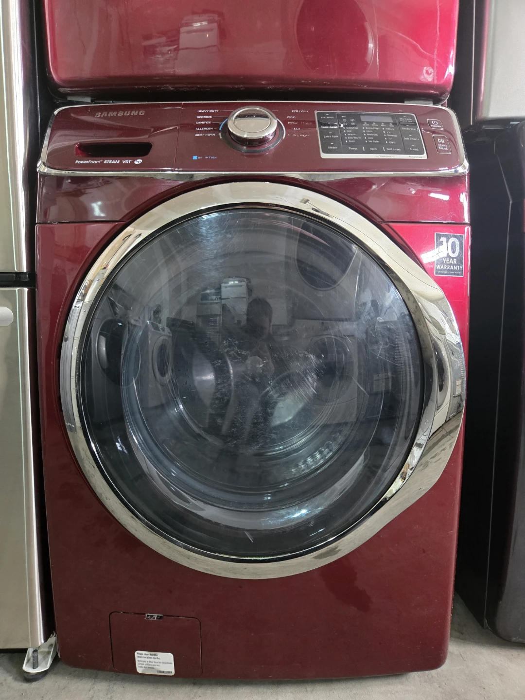 Samsung Front Load Washing Machine - Red - photo 2