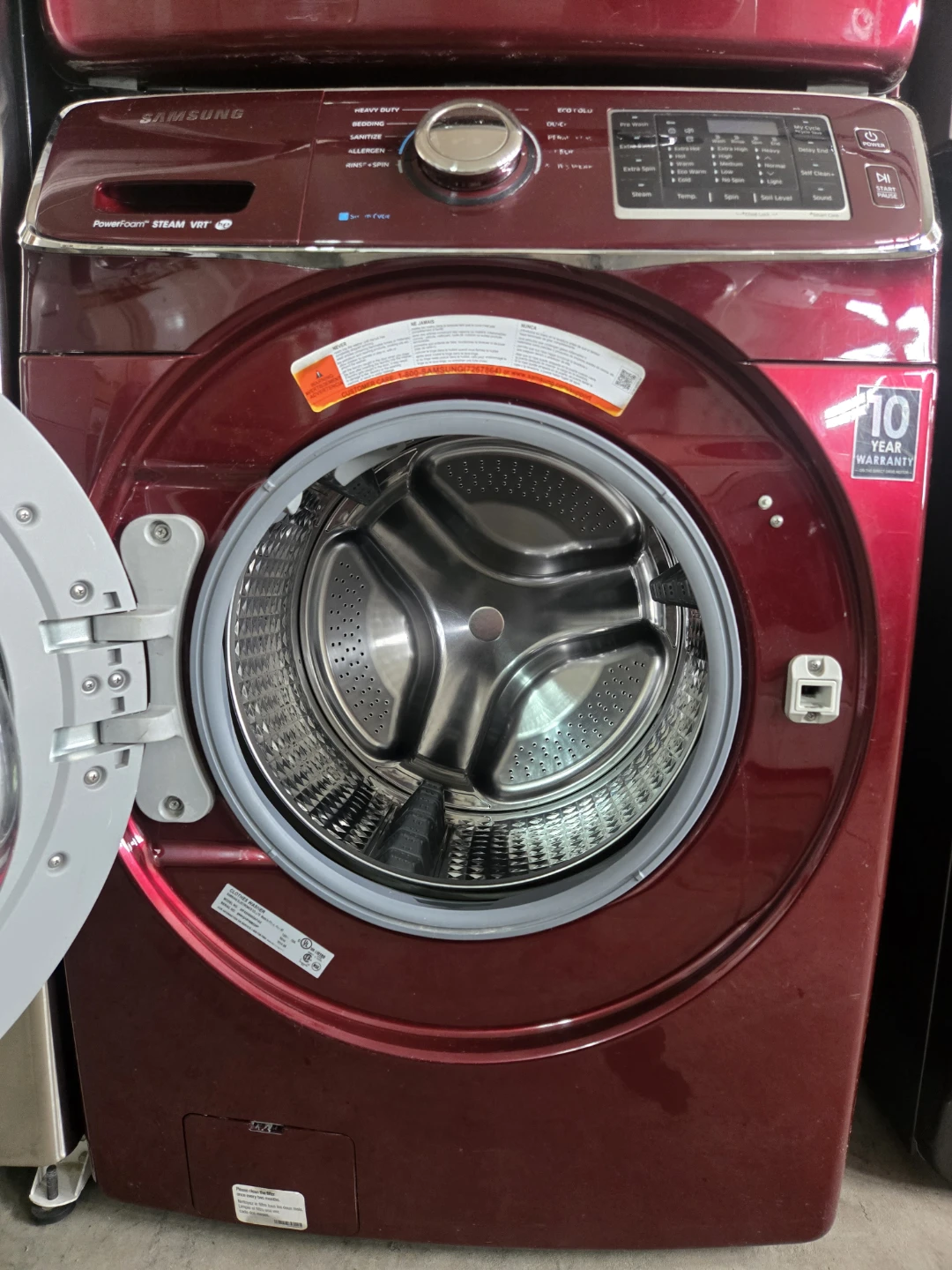 Samsung Front Load Washing Machine - Red - photo 3