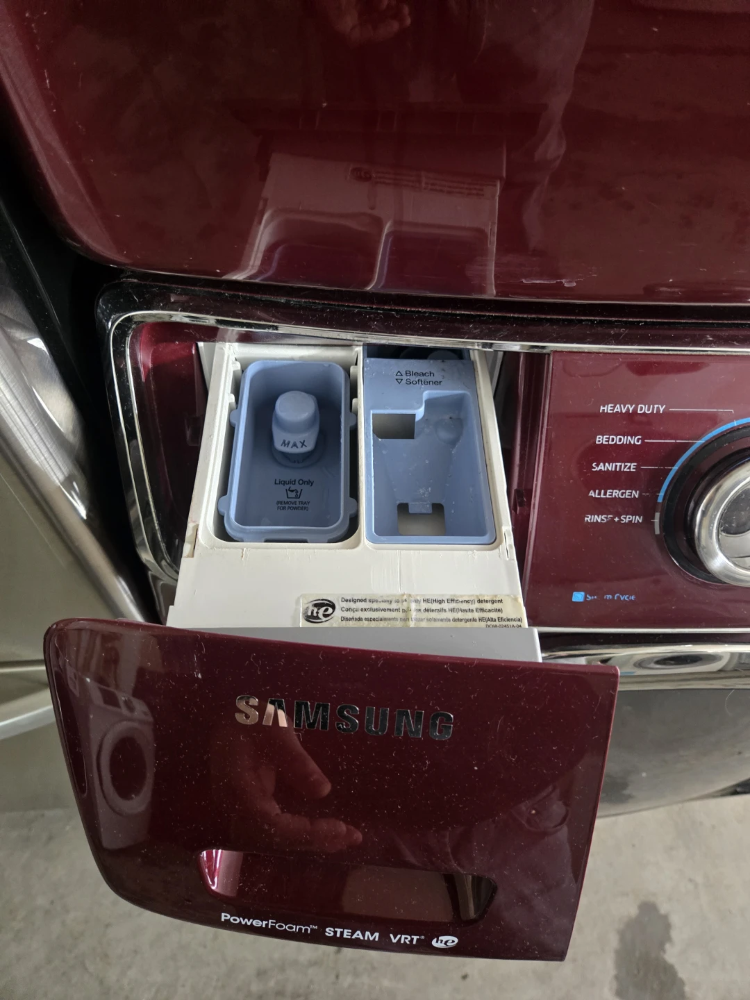 Samsung Front Load Washing Machine - Red - photo 4