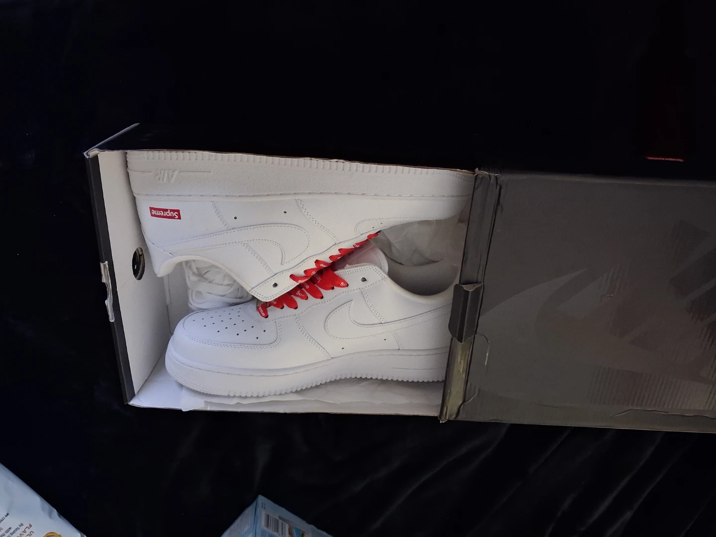 Nike Supreme Air Force 1 Low Men's Size 10 White - photo 2