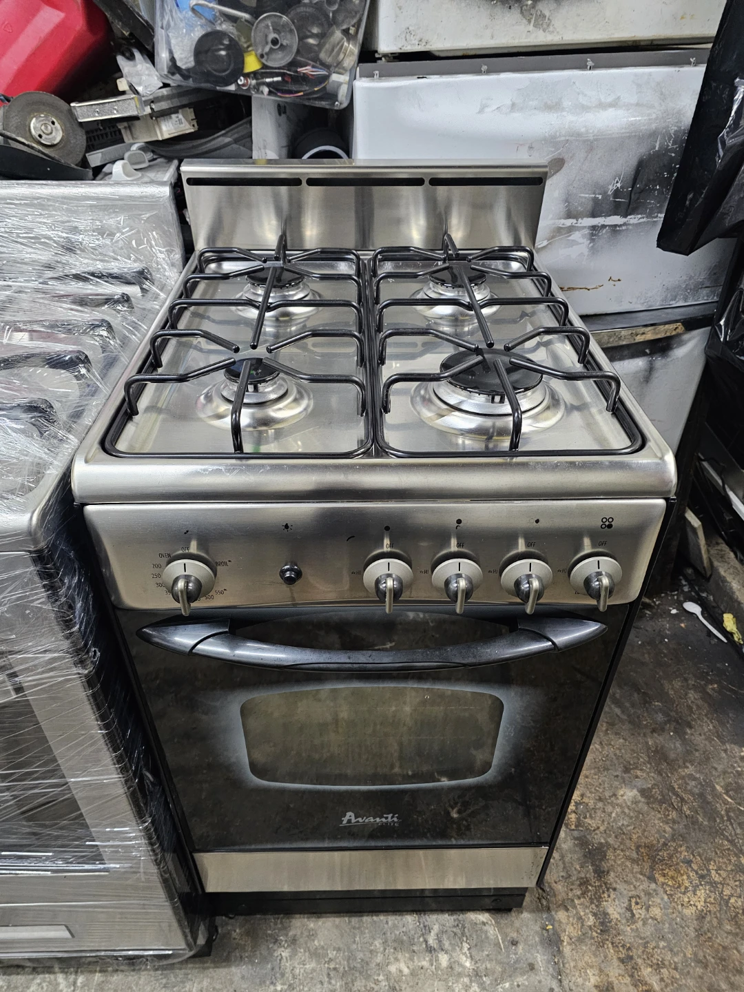 Avanti 20in Stainless steel gas stove