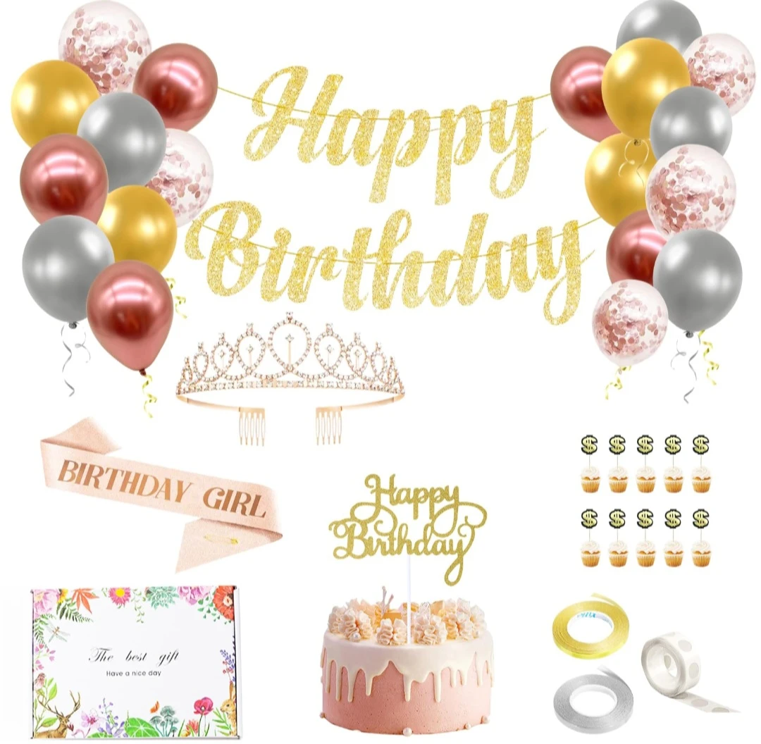 Happy Birthday Party Decoration Set