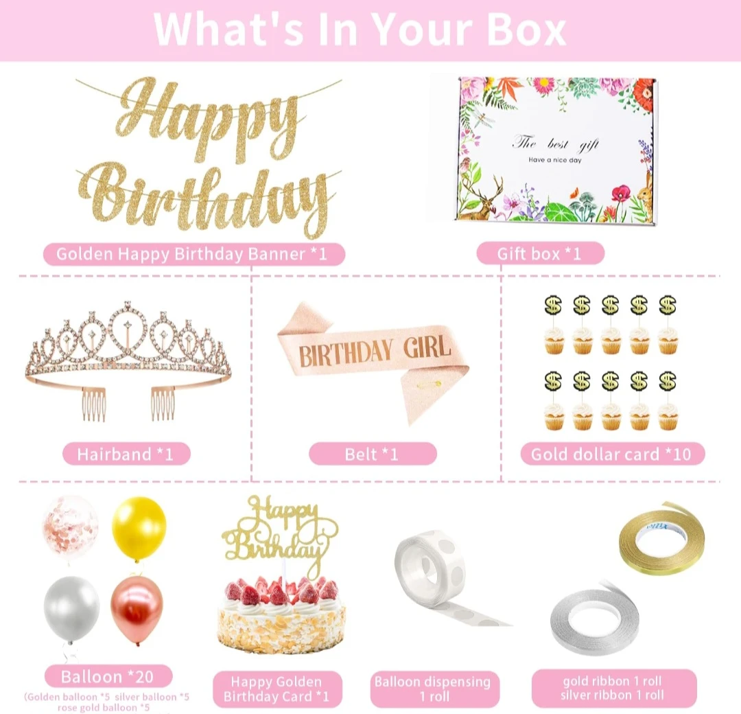 Happy Birthday Party Decoration Set - photo 3