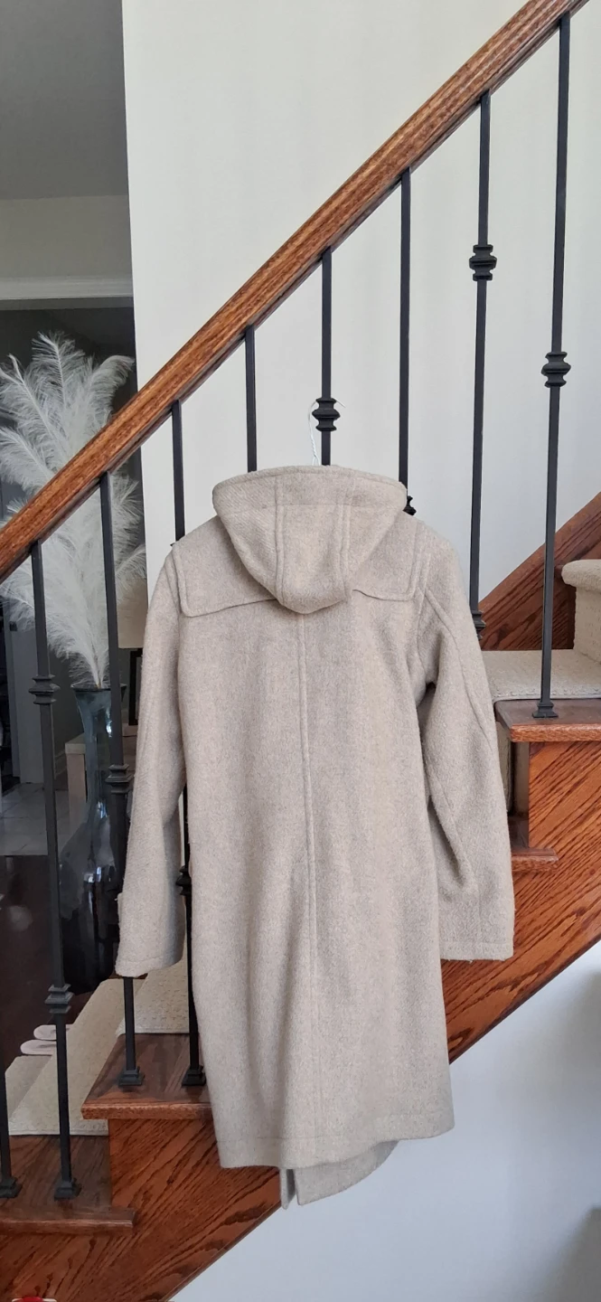 Muji Women's Beige Duffle Coat with Hood🧡 - photo 3