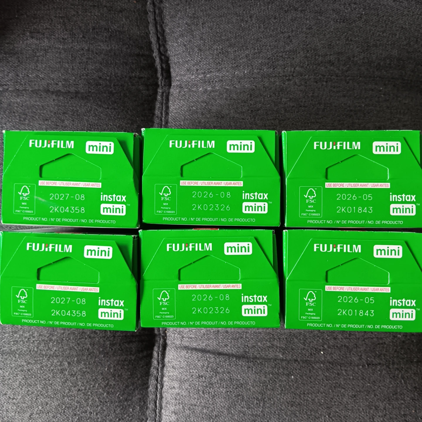 Fujifilm Instax Mini Instant Film 6 Boxes - 20 Sheets Each - photo 2
