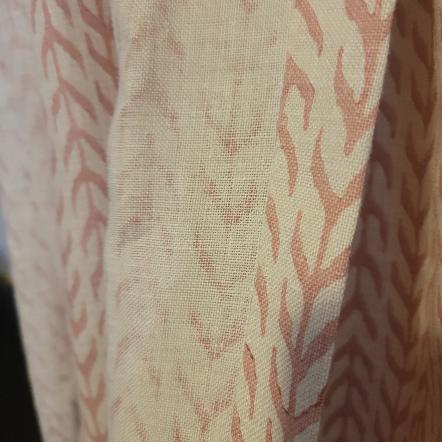 BNNT 4@ Patterned High-end Linen Fabric Curtain Panels - photo 2