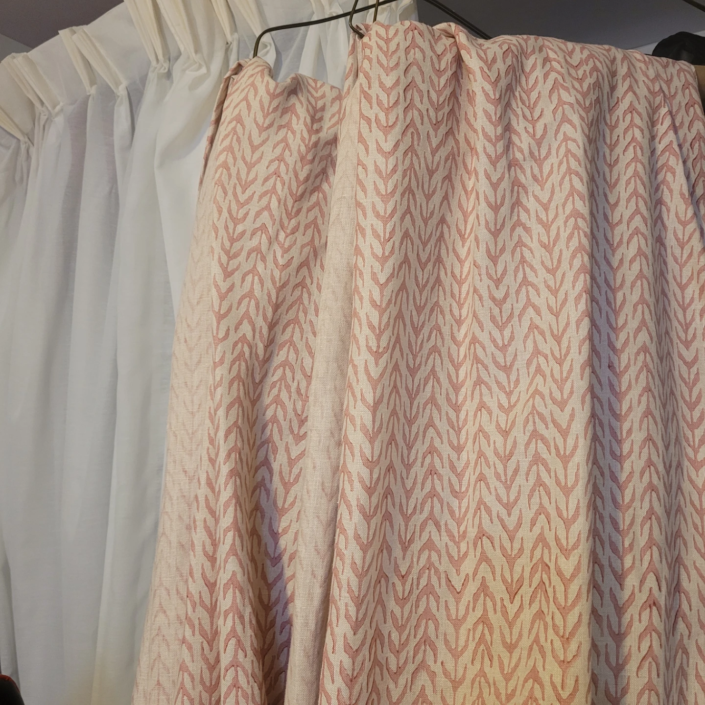 BNNT 4@ Patterned High-end Linen Fabric Curtain Panels - photo 3