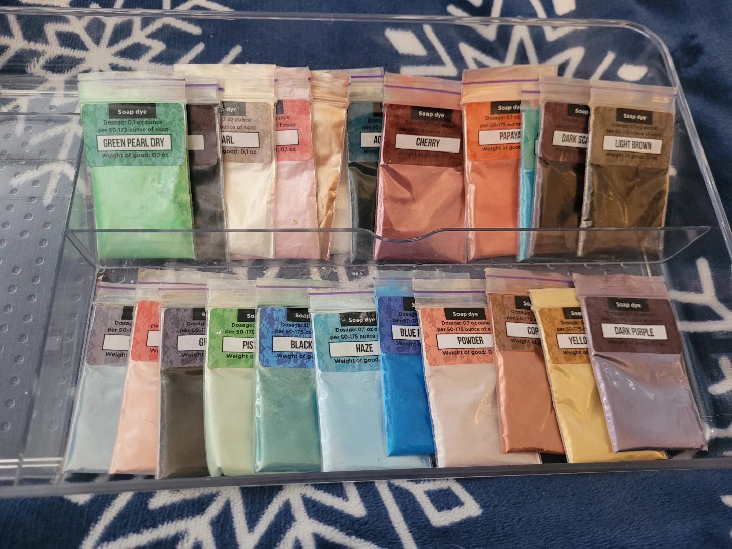 Assorted Mica Powders