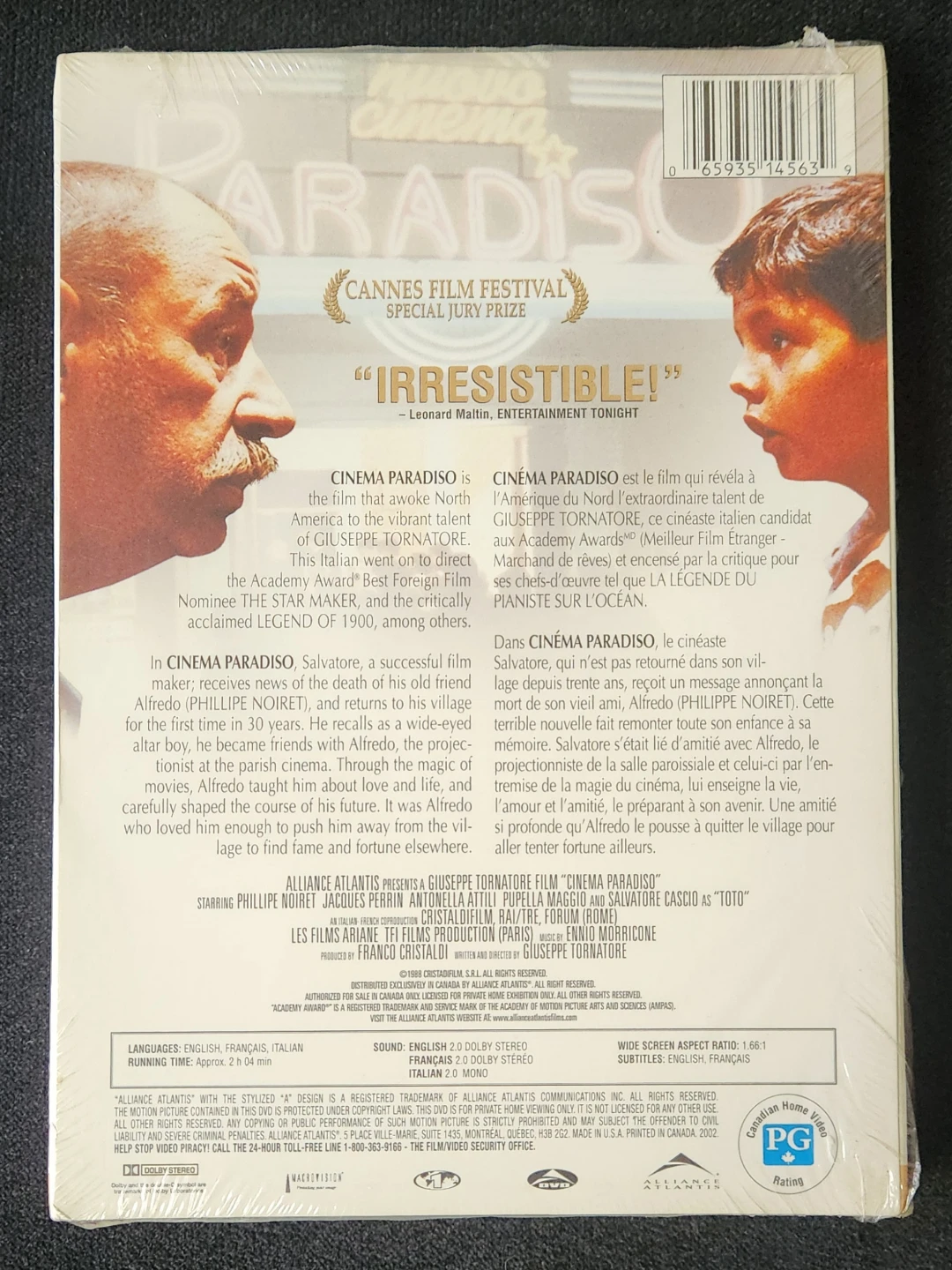 Cinema Paradiso DVD - Sealed - photo 2