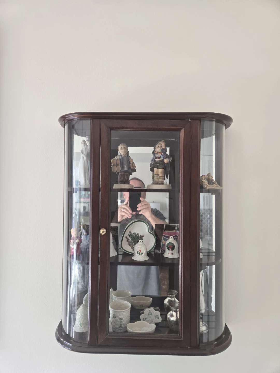 Bombay Co. Wood and Glass Curio Display Cabinet - photo 2