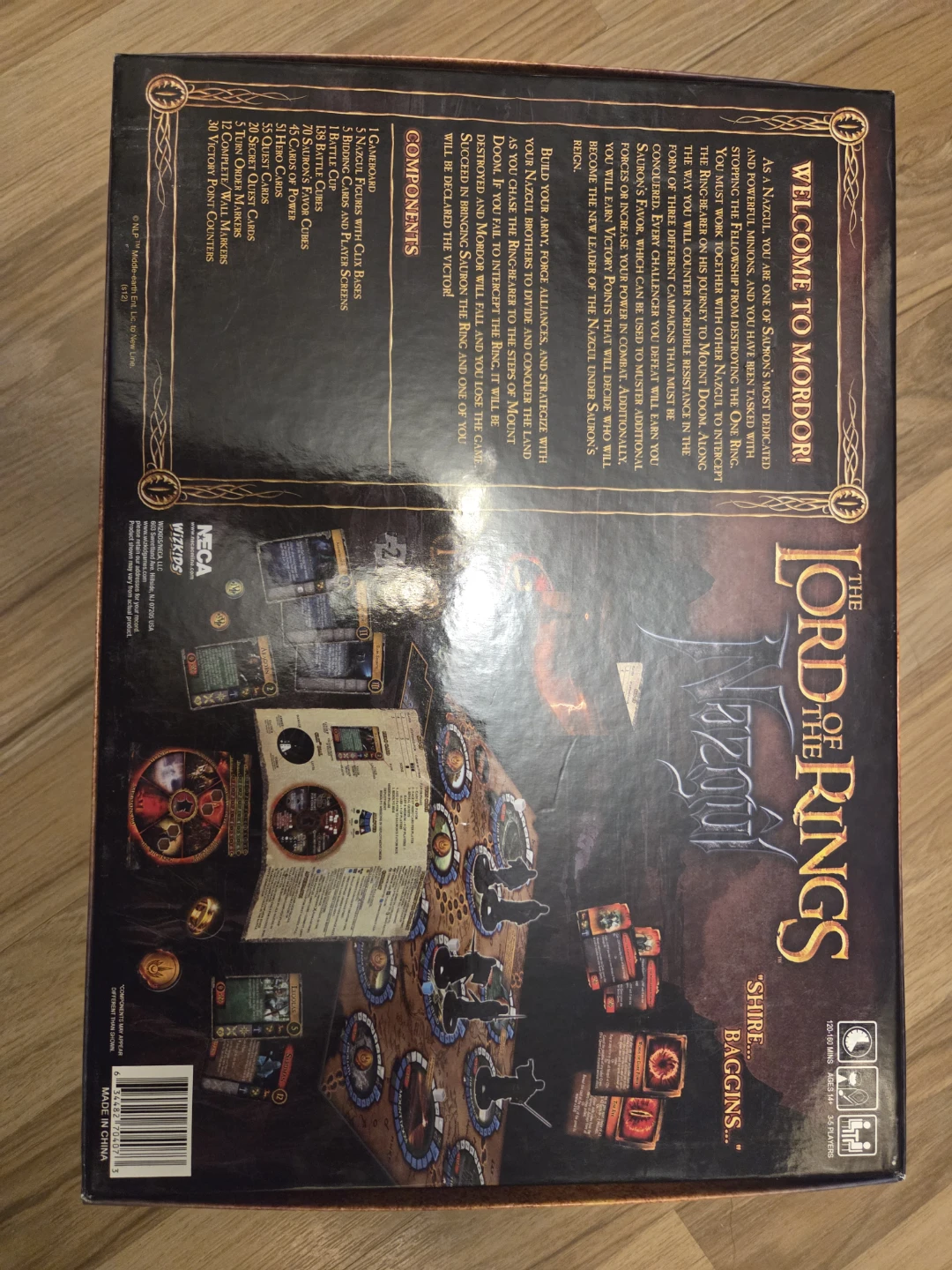 The Lord of the Rings: Nazgul Semi-Cooperative Board Game - photo 2