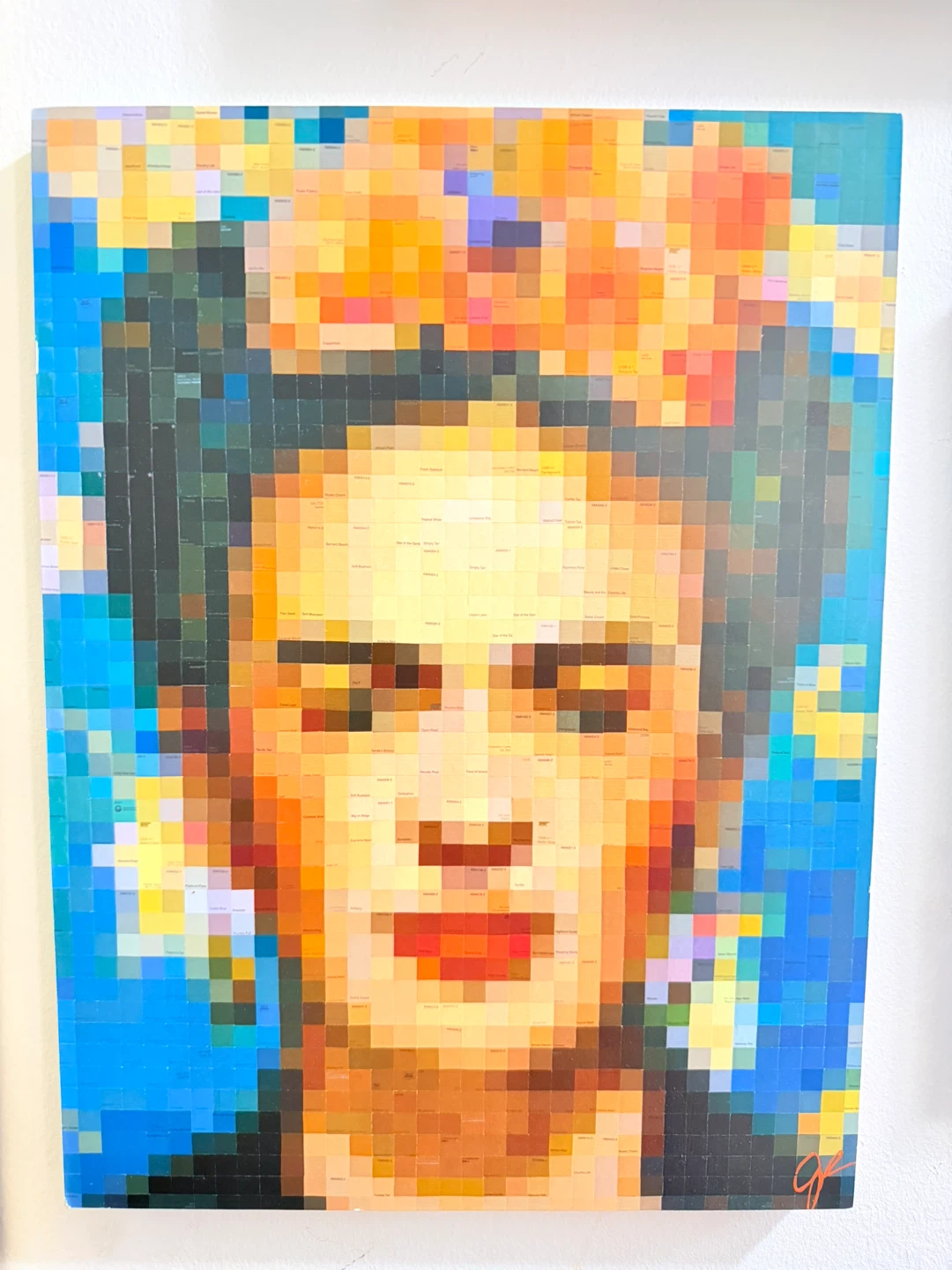 Frida Kahlo Pixel Art Wall Hanging