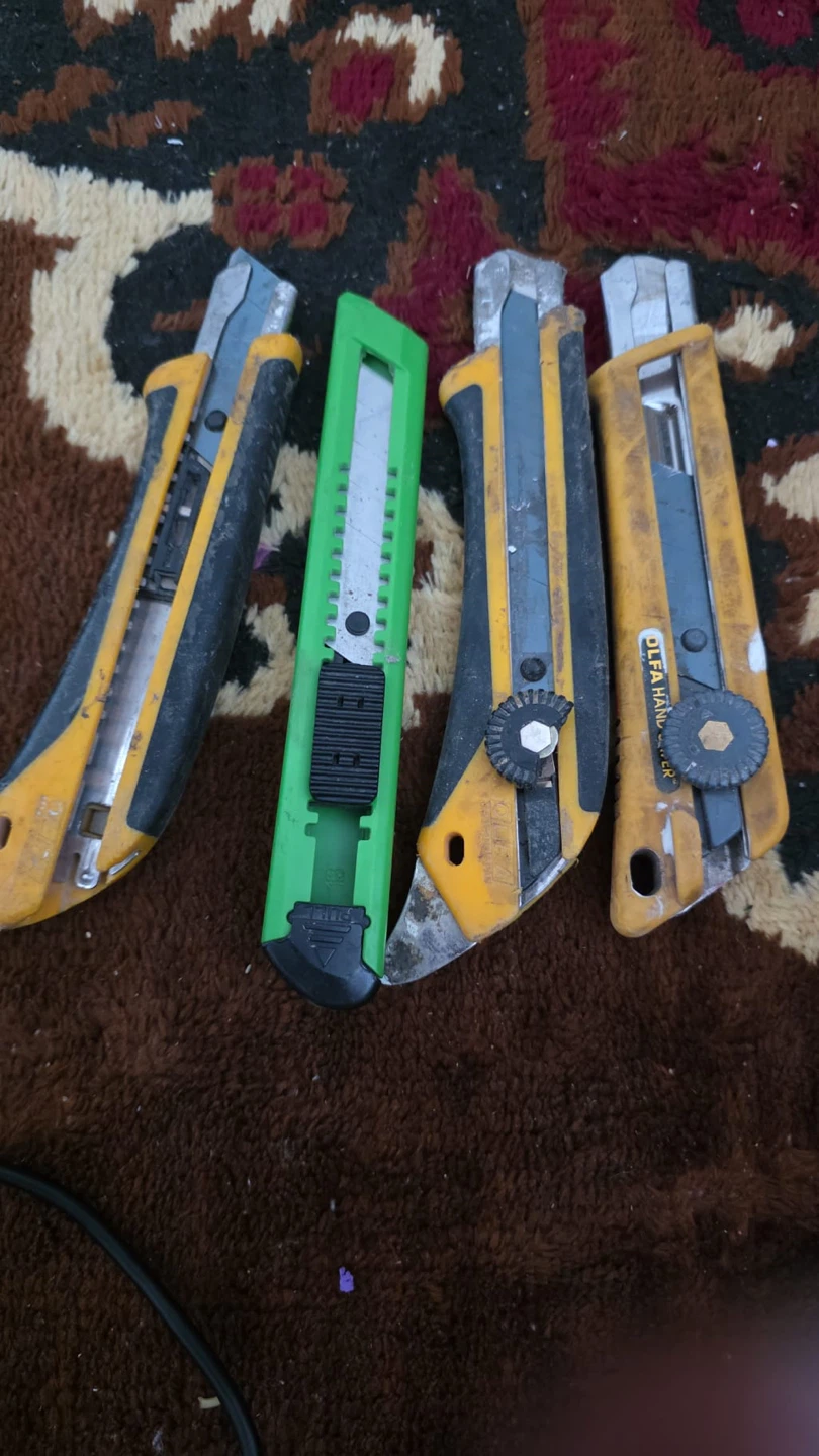 Lot of 4 Utility Knives - Olfa, Stanley, and more