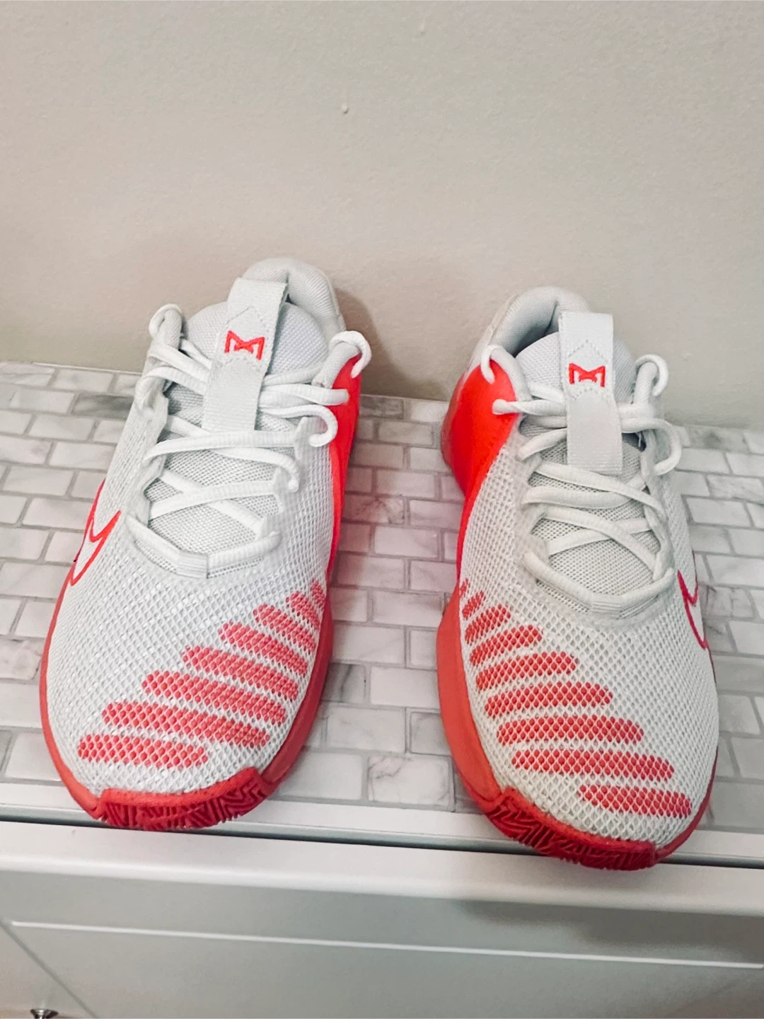 Nike Metcon White Coral Training Shoes