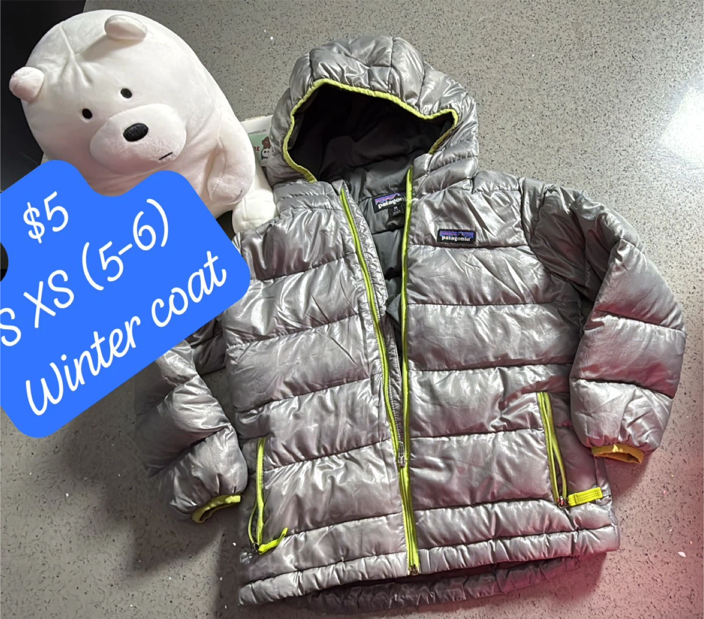 Patagonia Winter Coat - Size XS (5-6)