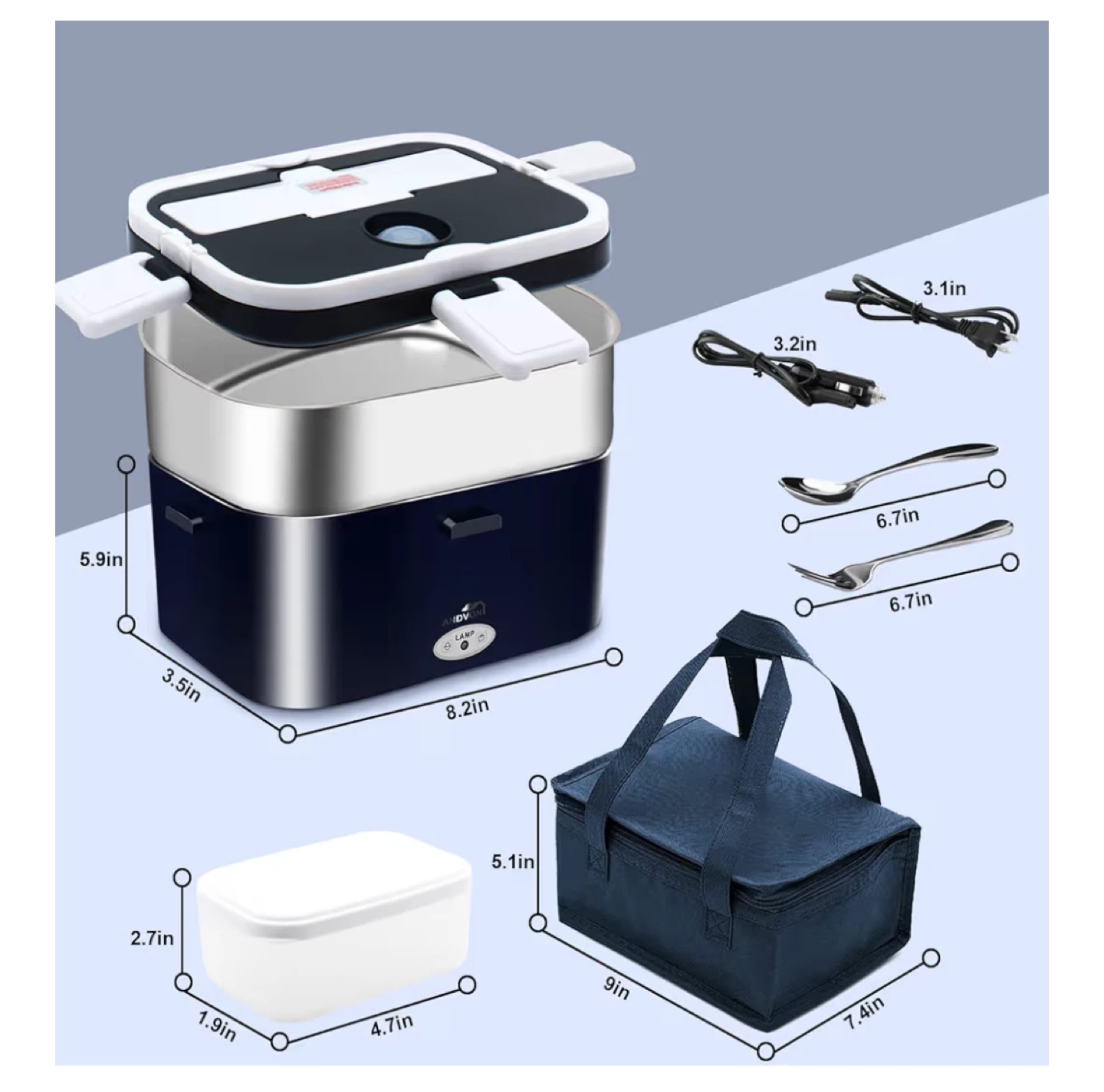 Electric Heating Lunch Box - photo 2