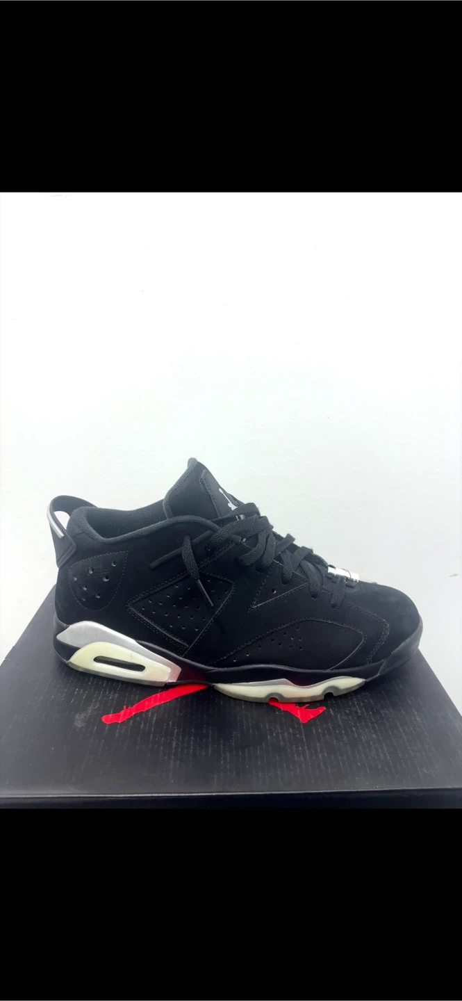 Air Jordan 6 Retro Black Suede Sneakers