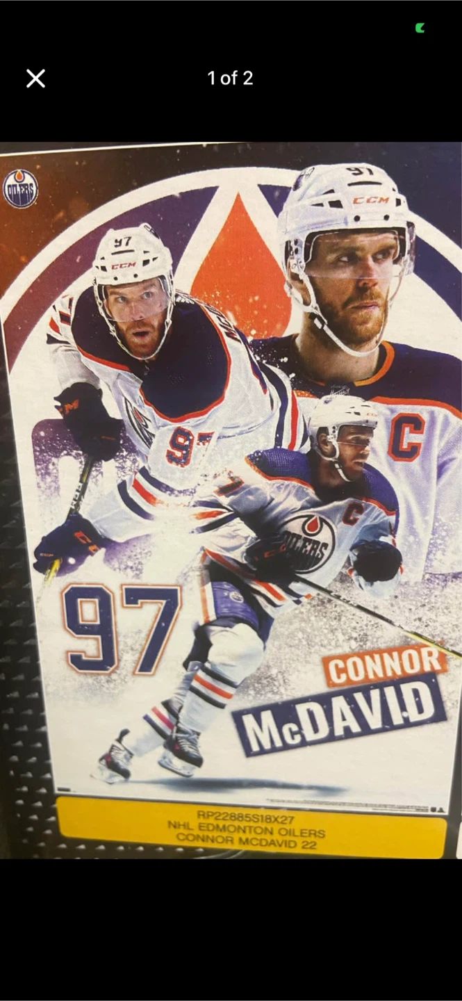 Connor McDavid Edmonton Oilers Poster 18" x 27"