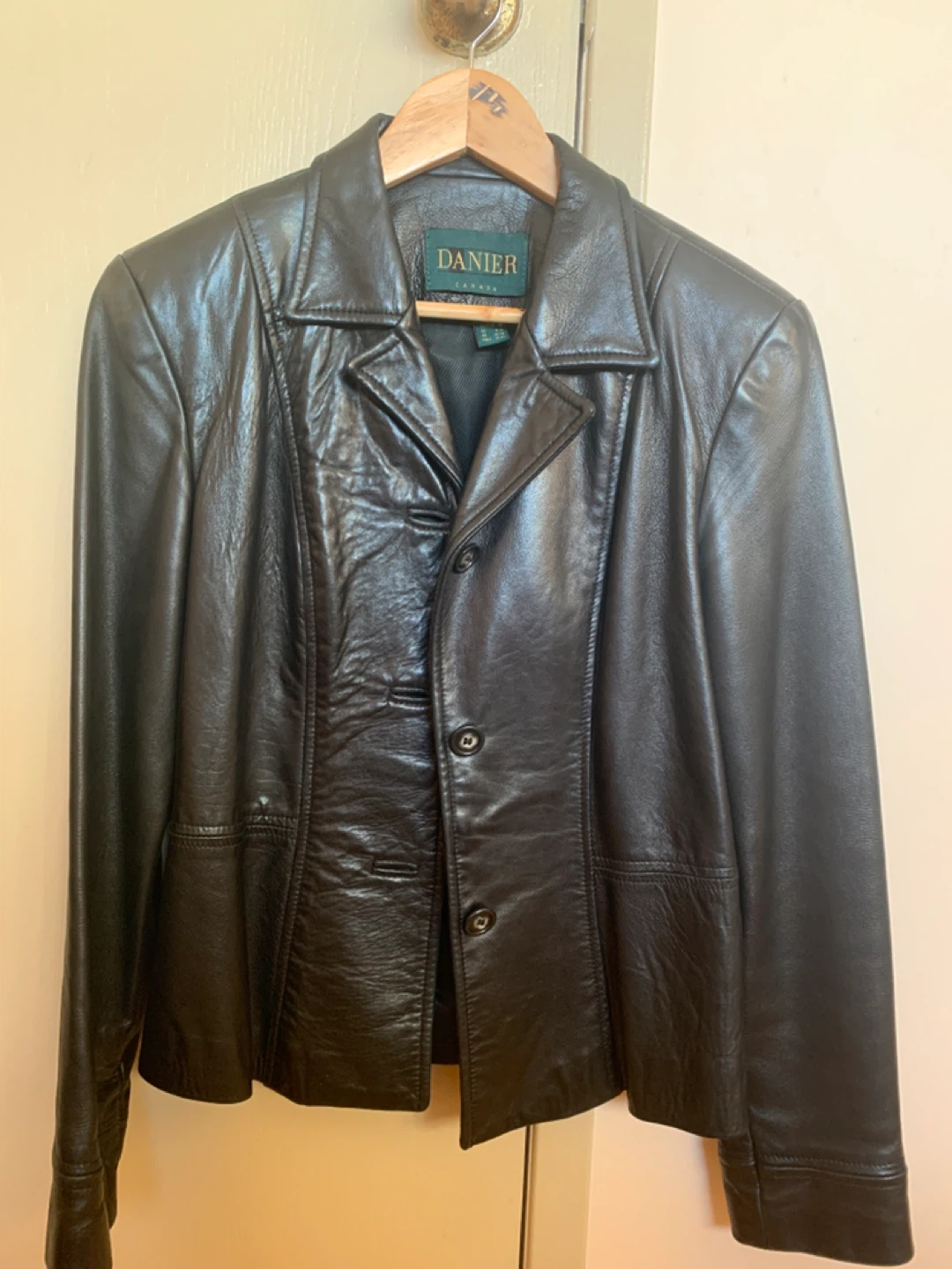 Danier Leather Jacket - Black - XS