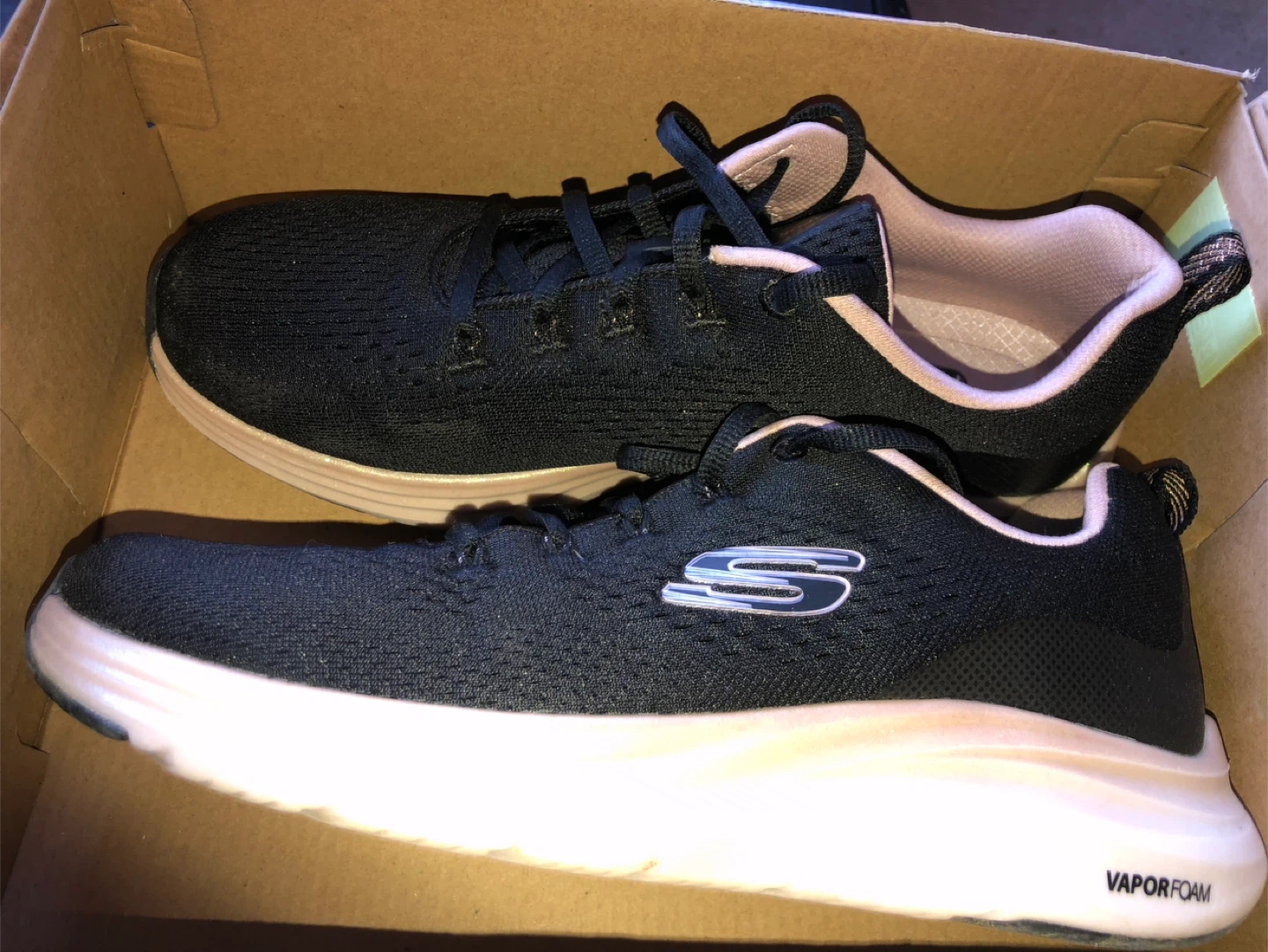 🧡 Skechers Women's Vapor Foam Midnight Glimmer Trainers Size 8 - photo 3