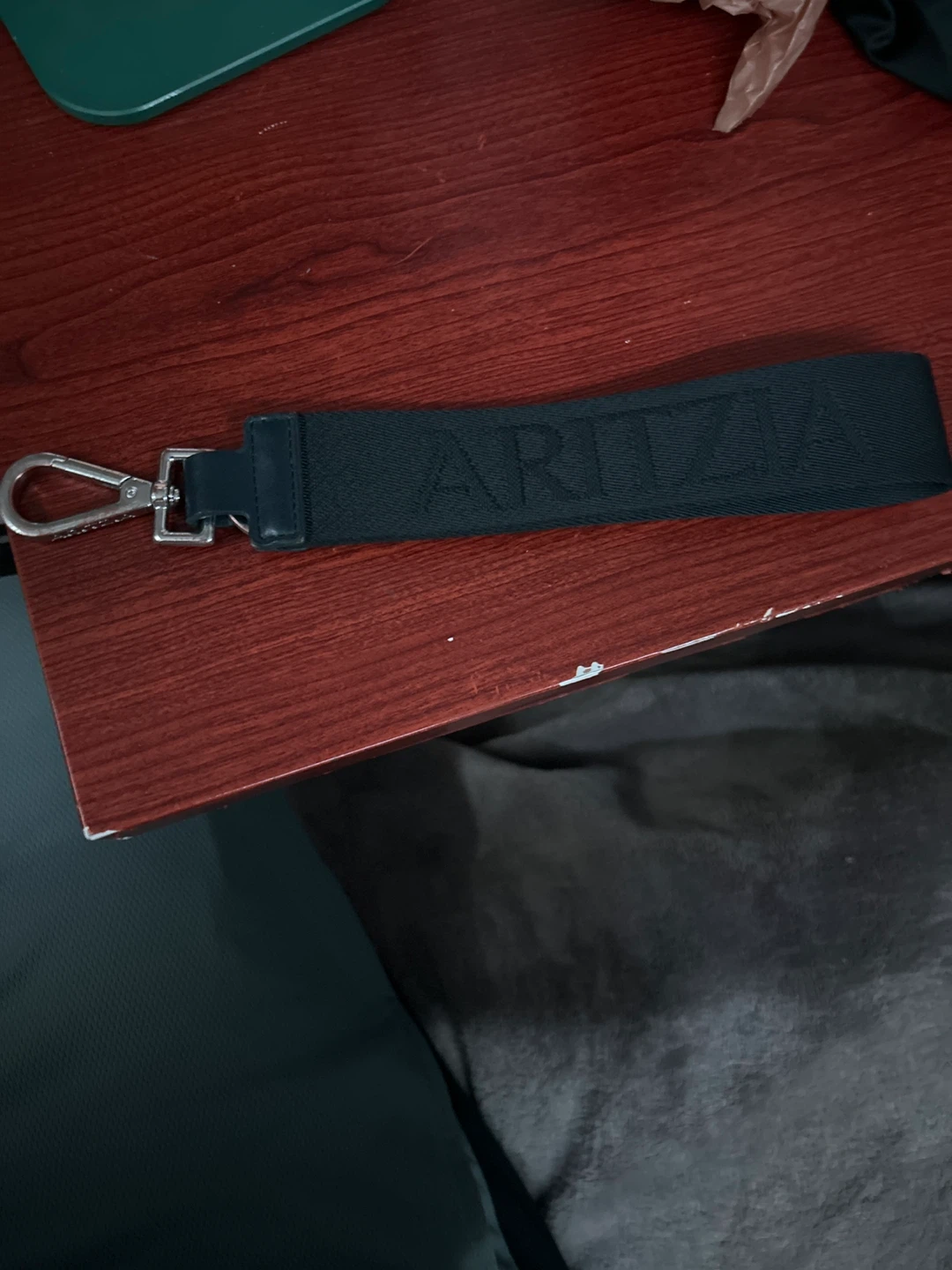 Navy Blue Aritzia Keychain