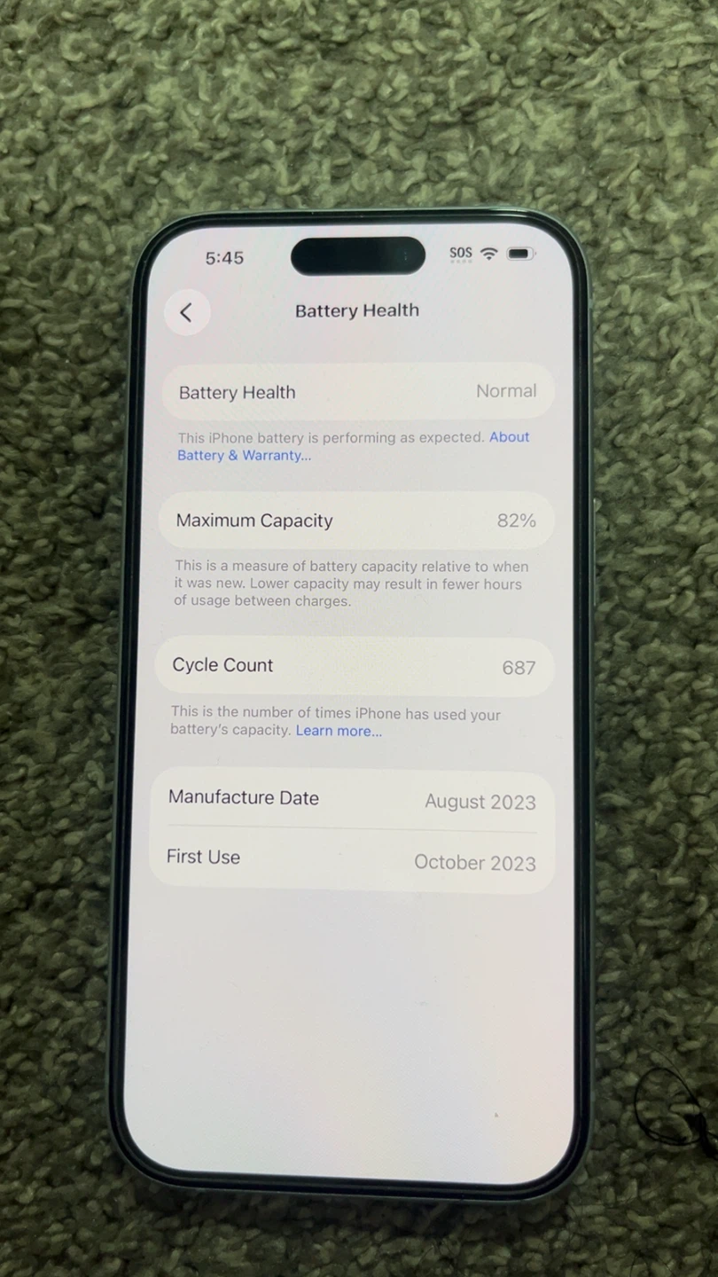 iPhone 15 - 128 GB - White - photo 4