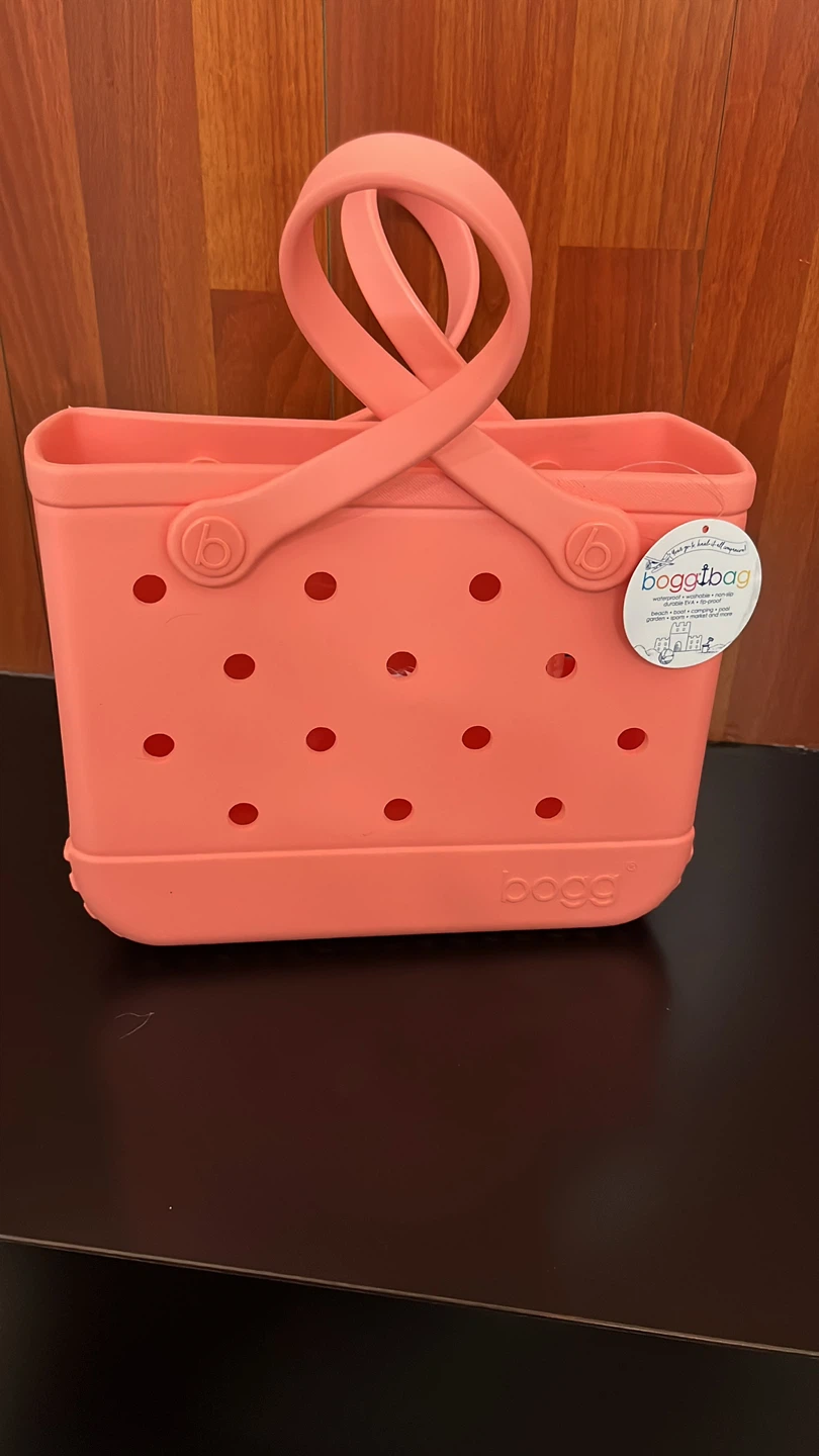Bogg Bag Coral Tote Bag with Clear Pouch - photo 4