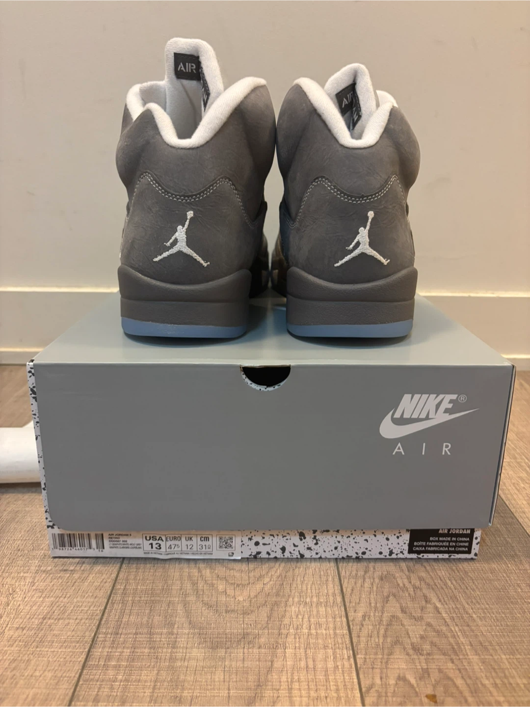 Jordan 5 Wolf Grey size 13 - photo 3