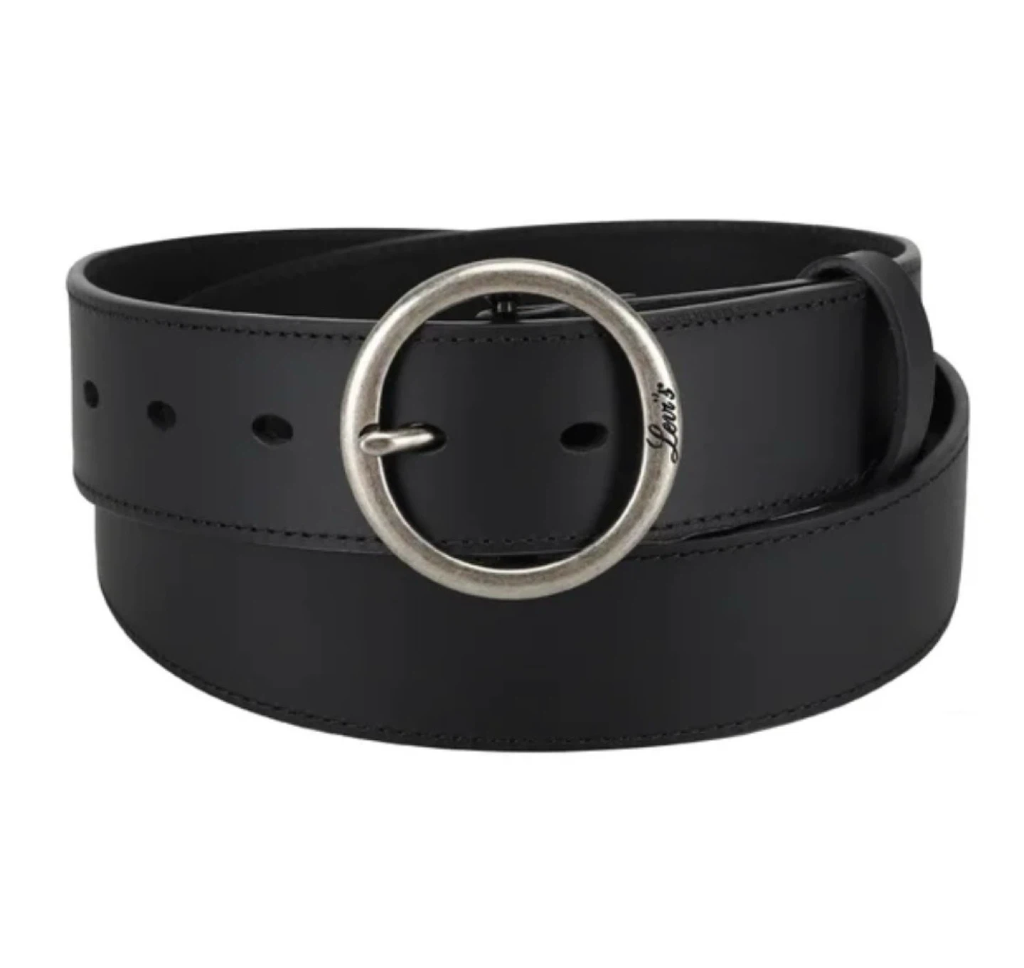 New Women’s Levi’s Leather Belt, Black