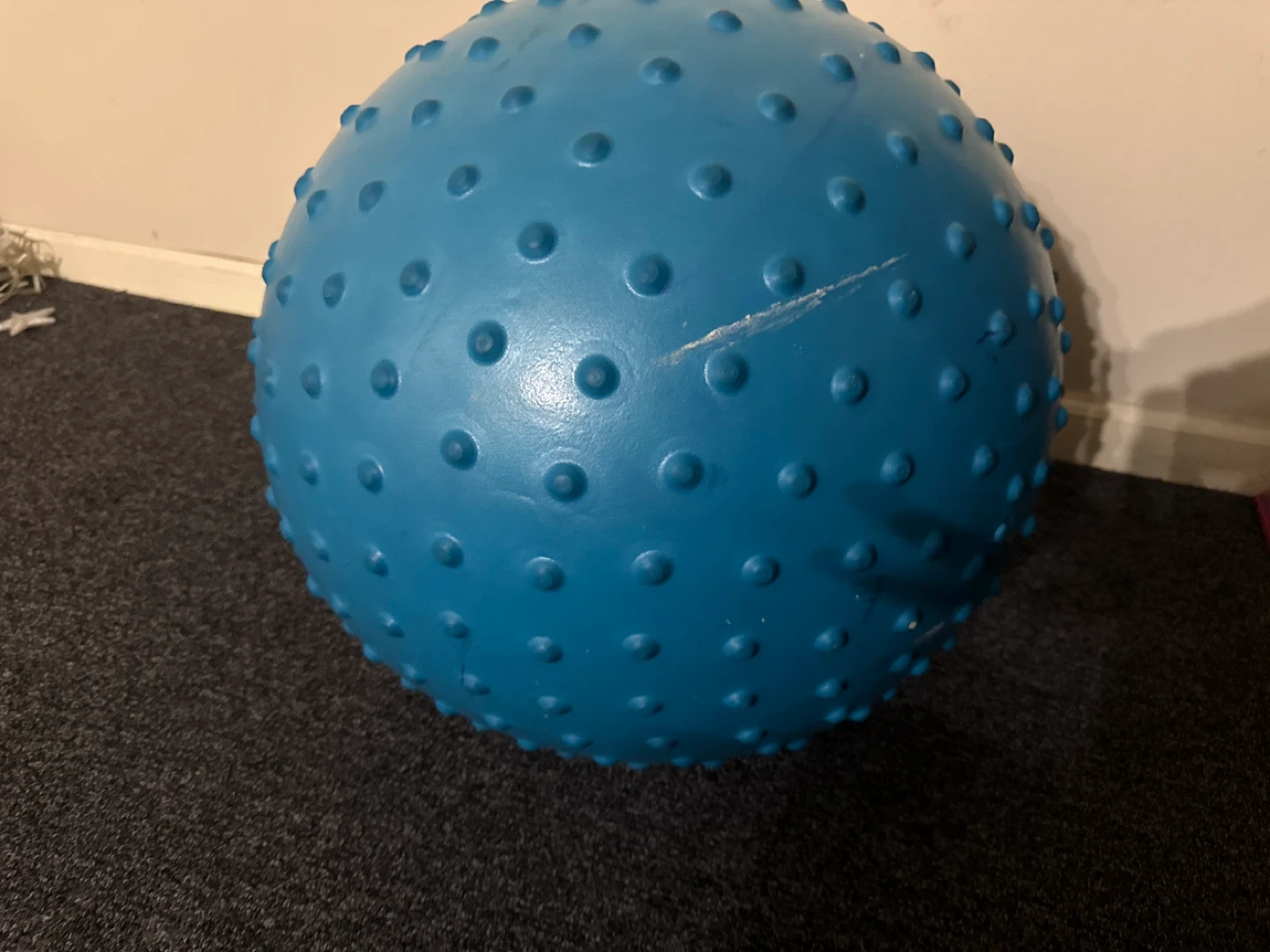 Blue Textured Ball for kids play - photo 2
