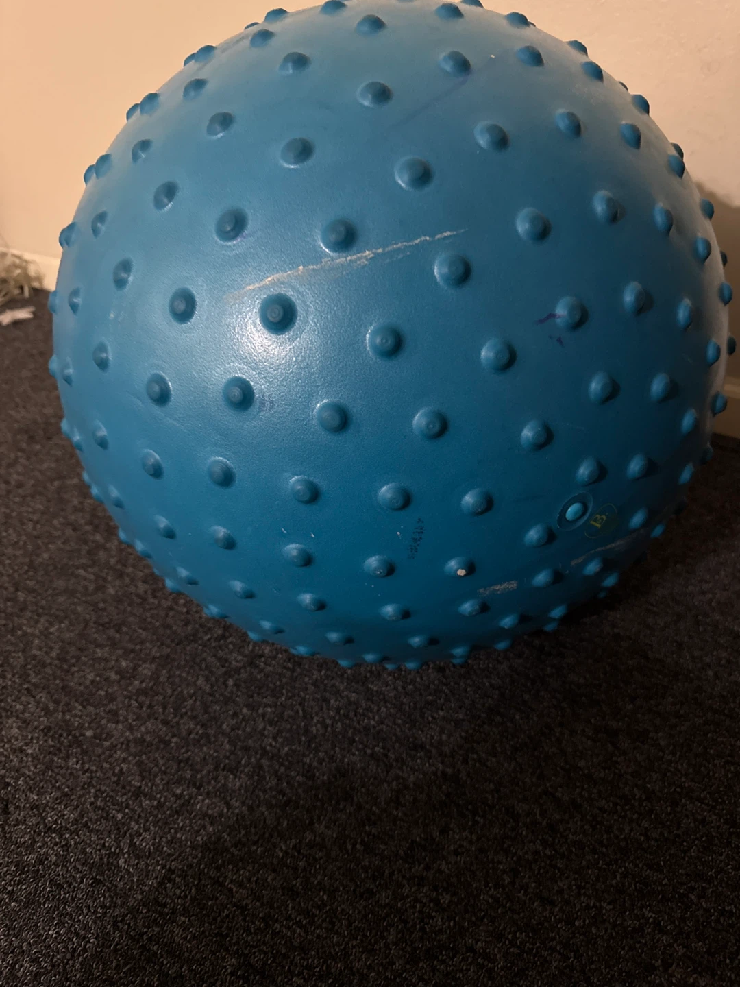Blue Textured Ball for kids play