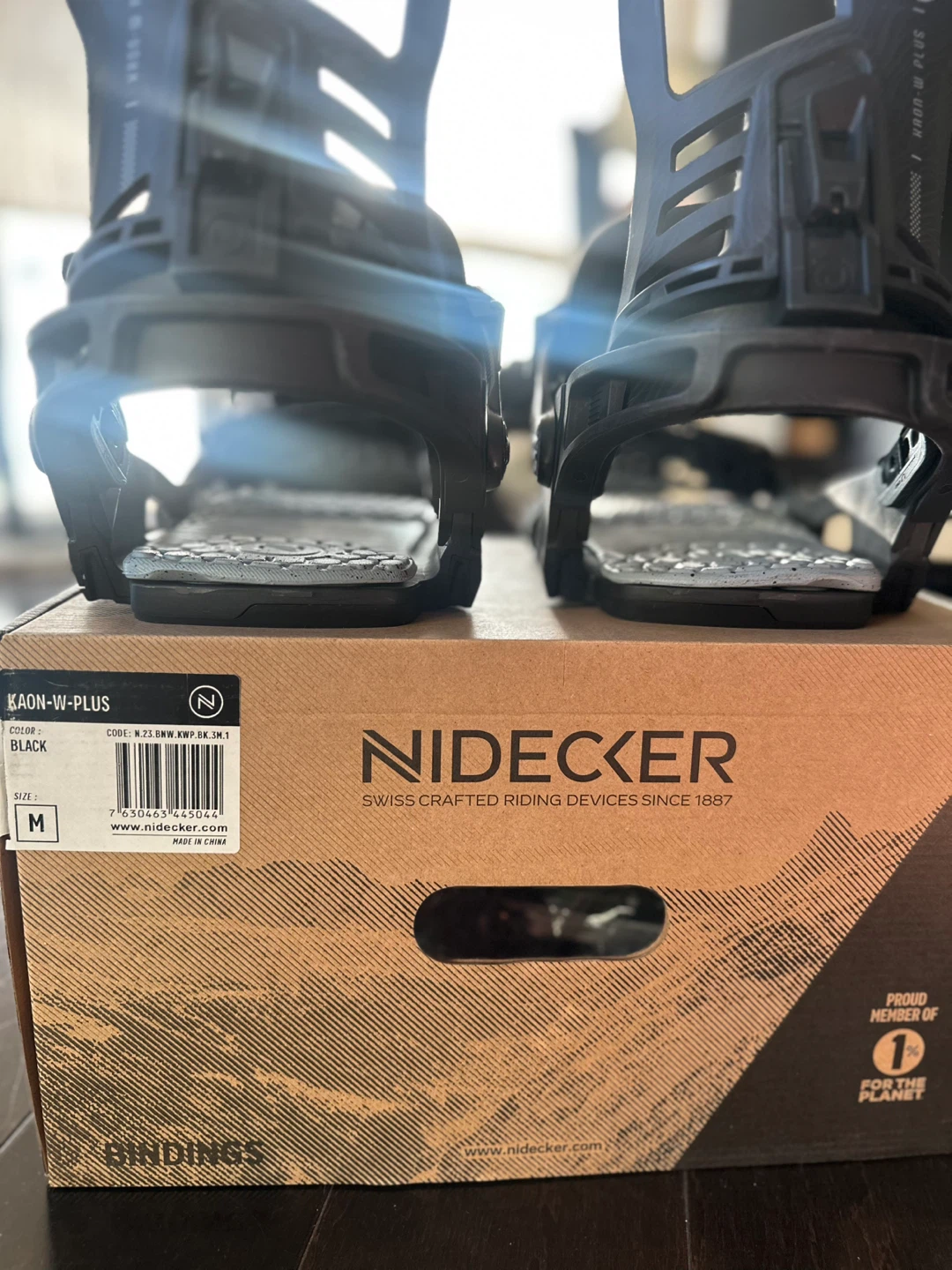 Size M Nidecker Kaon-W Plus Snowboard Bindings - photo 2