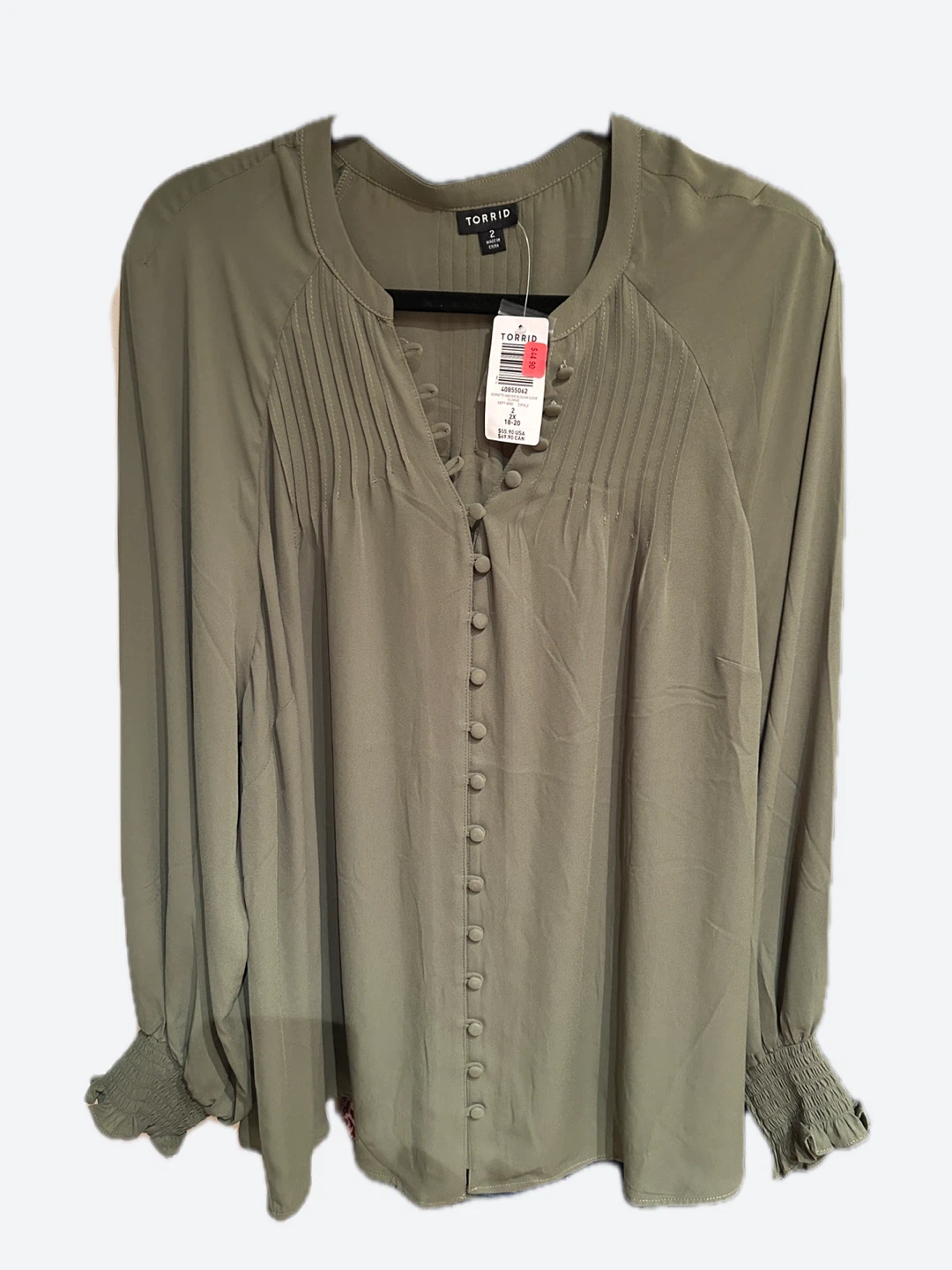 Plus sized clothing