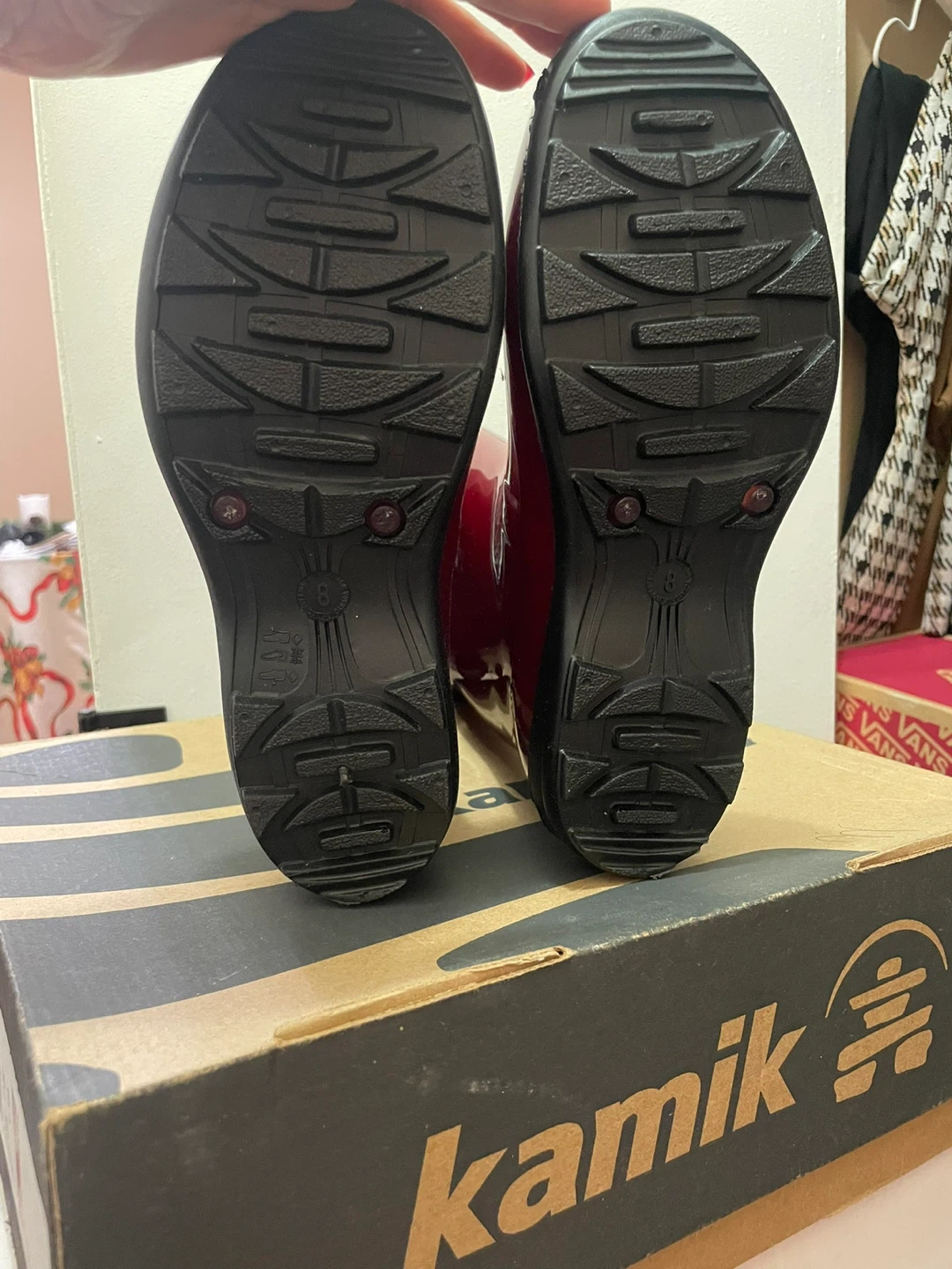 Kamik Heidi Red-Rouge Women's Rain Boots - Size 8 - photo 3