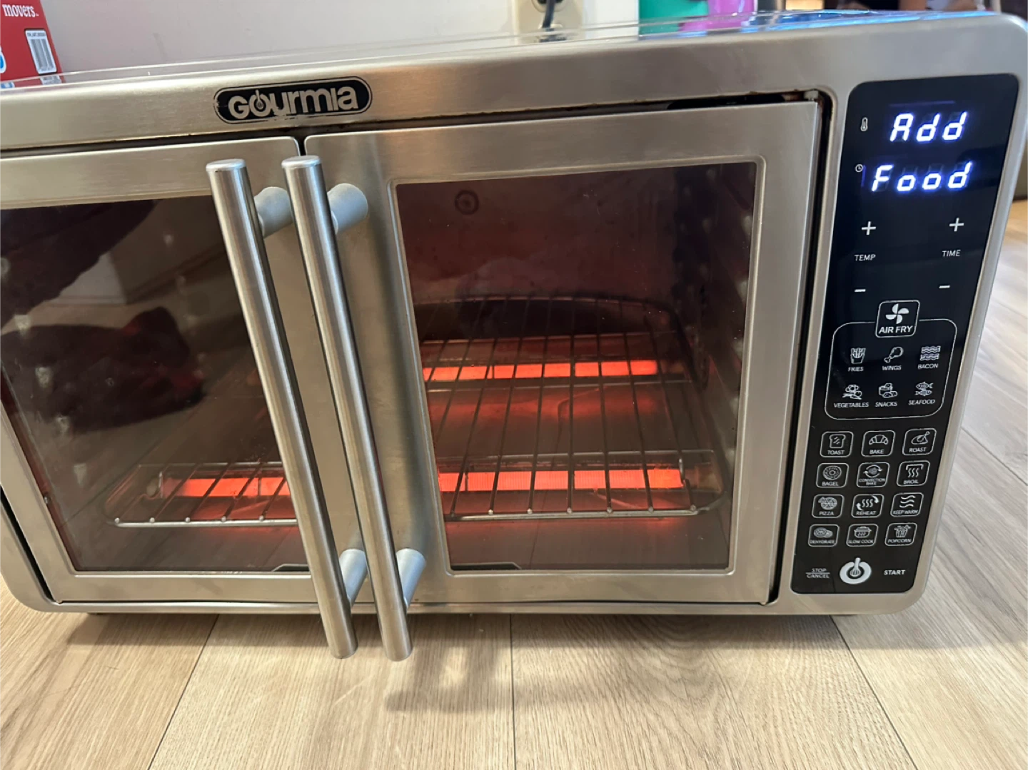 Gourmia Digital Air Fryer Toaster Oven as is - photo 3