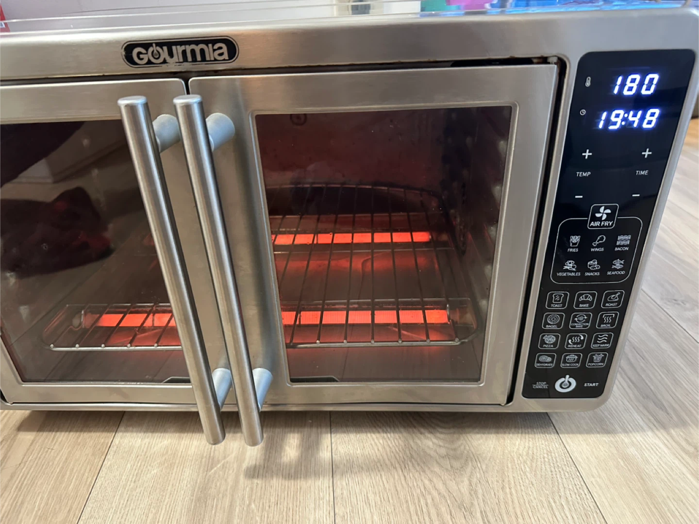 Gourmia Digital Air Fryer Toaster Oven as is - photo 4