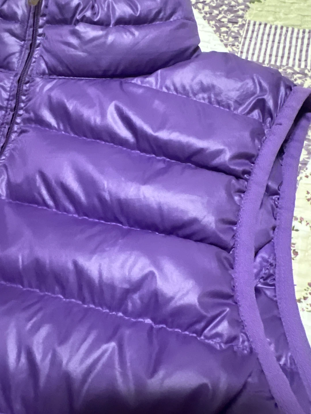 Purple Puffer Vest - photo 3