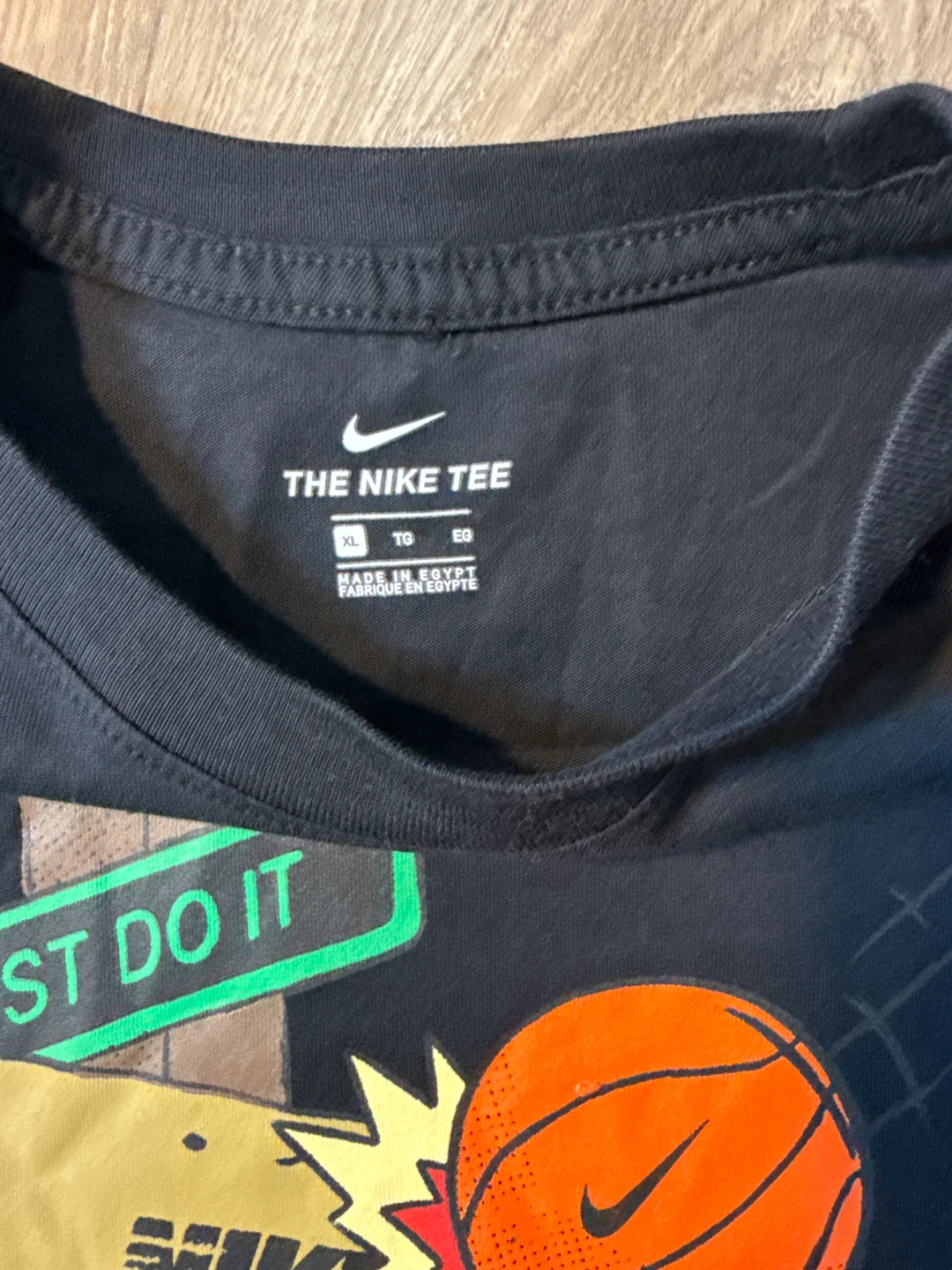 Nike "The Nike Tee" T-Shirt boys XL Black - photo 3