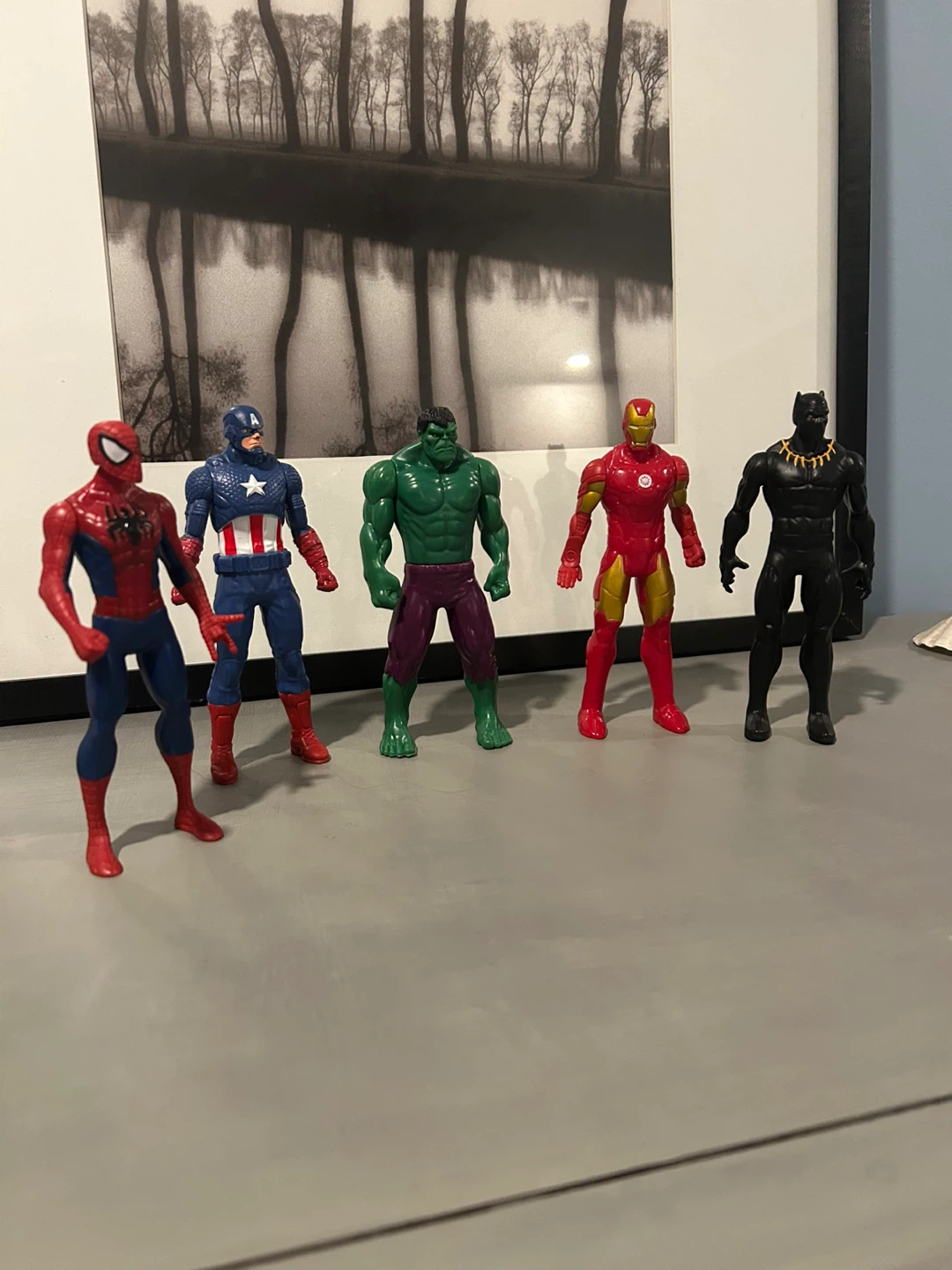 Set of 5 Marvel Superhero Action Figures
