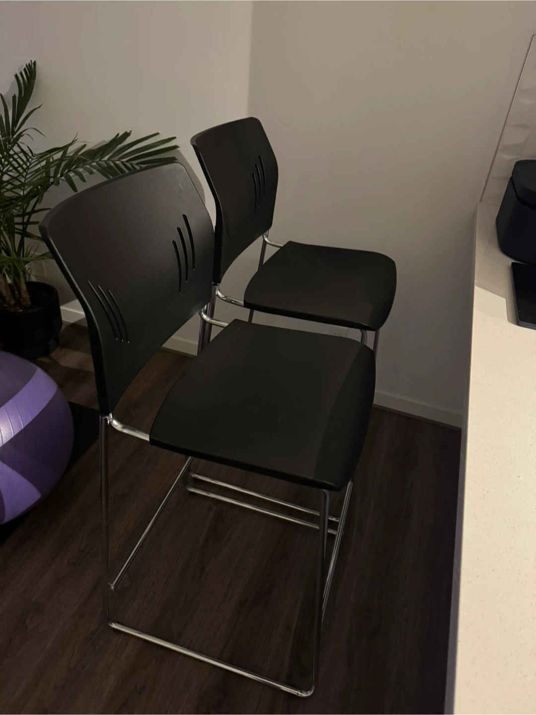 Black Counter Stool - photo 3