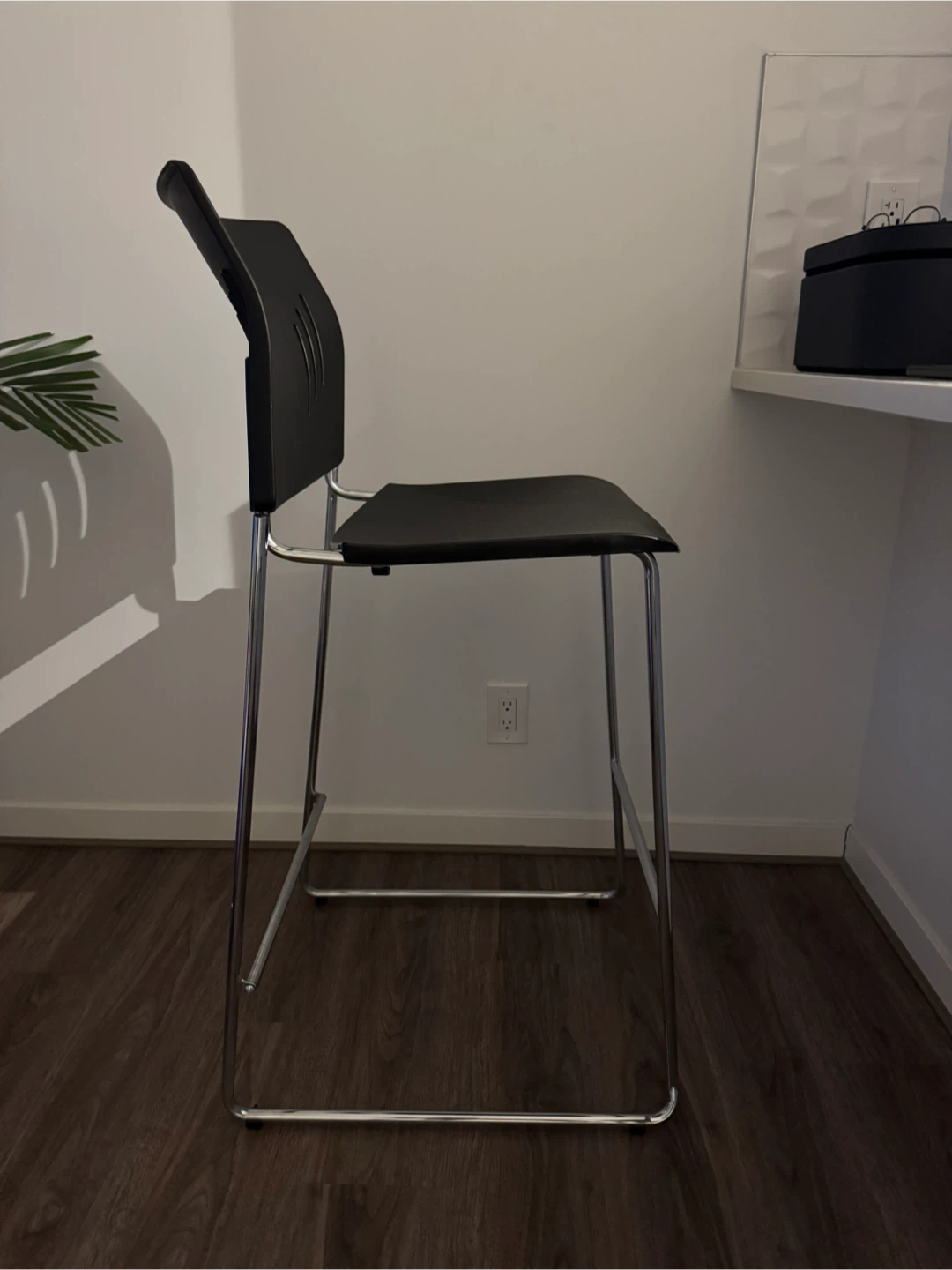 Black Counter Stool