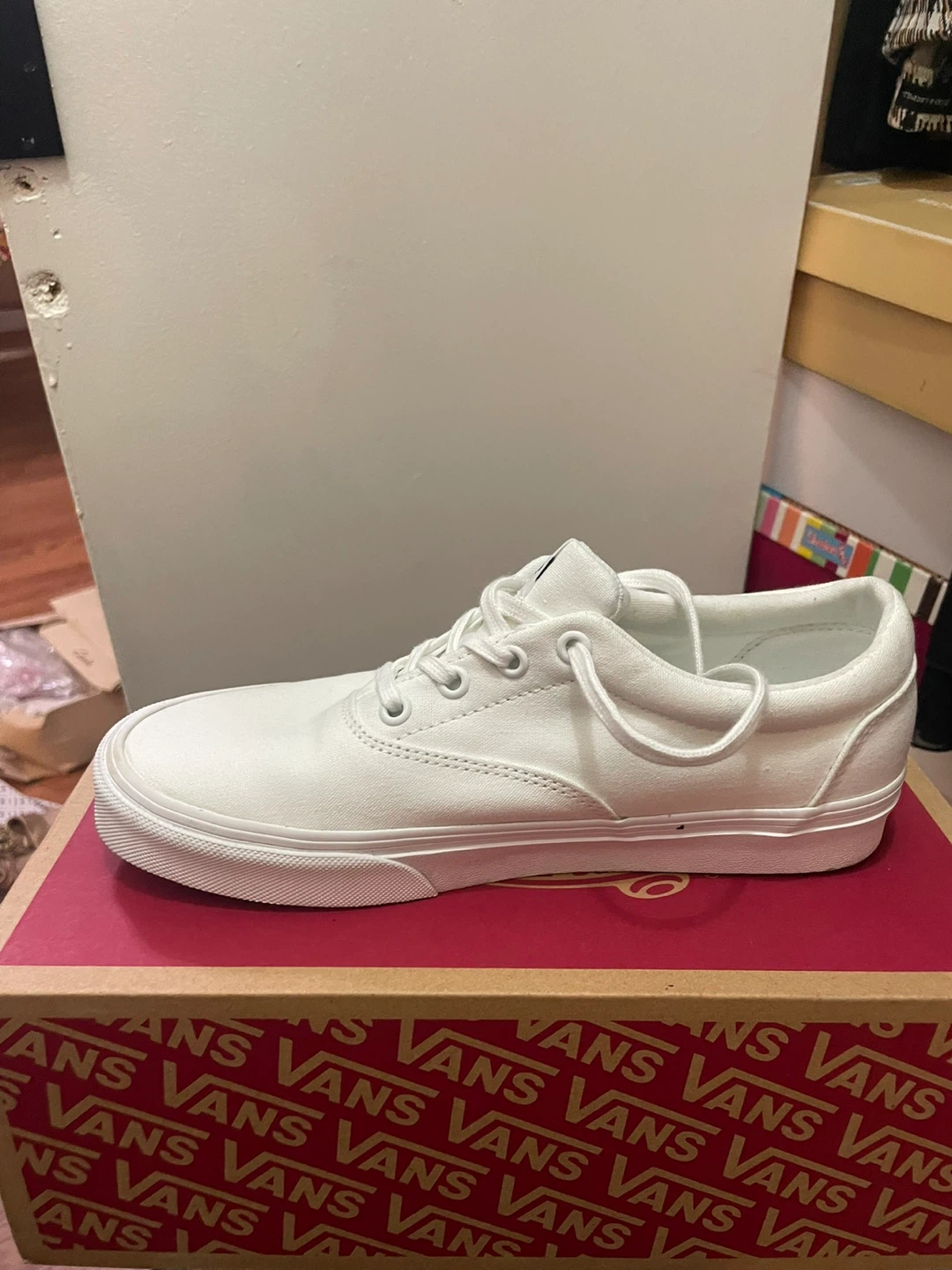 Vans Doheny "Tone" White Canvas Sneakers - Size 8 - photo 2