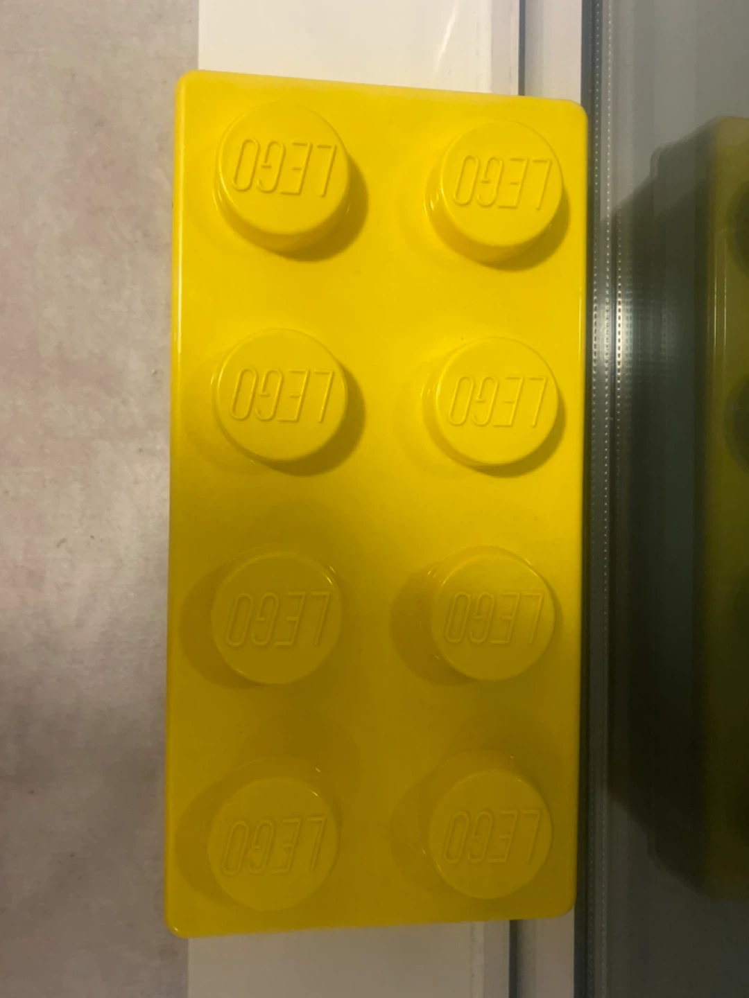 LEGO Storage Brick 8 Studs Yellow - photo 2