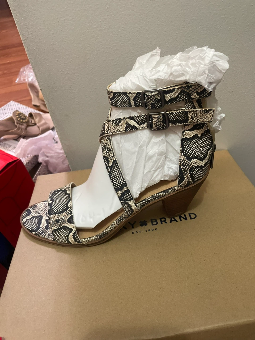 Lucky Brand LK-Ressia Natural Alamira Women's Sandals Size 7.5M - photo 4