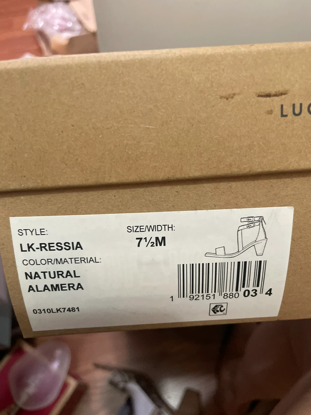 Lucky Brand LK-Ressia Natural Alamira Women's Sandals Size 7.5M - photo 2