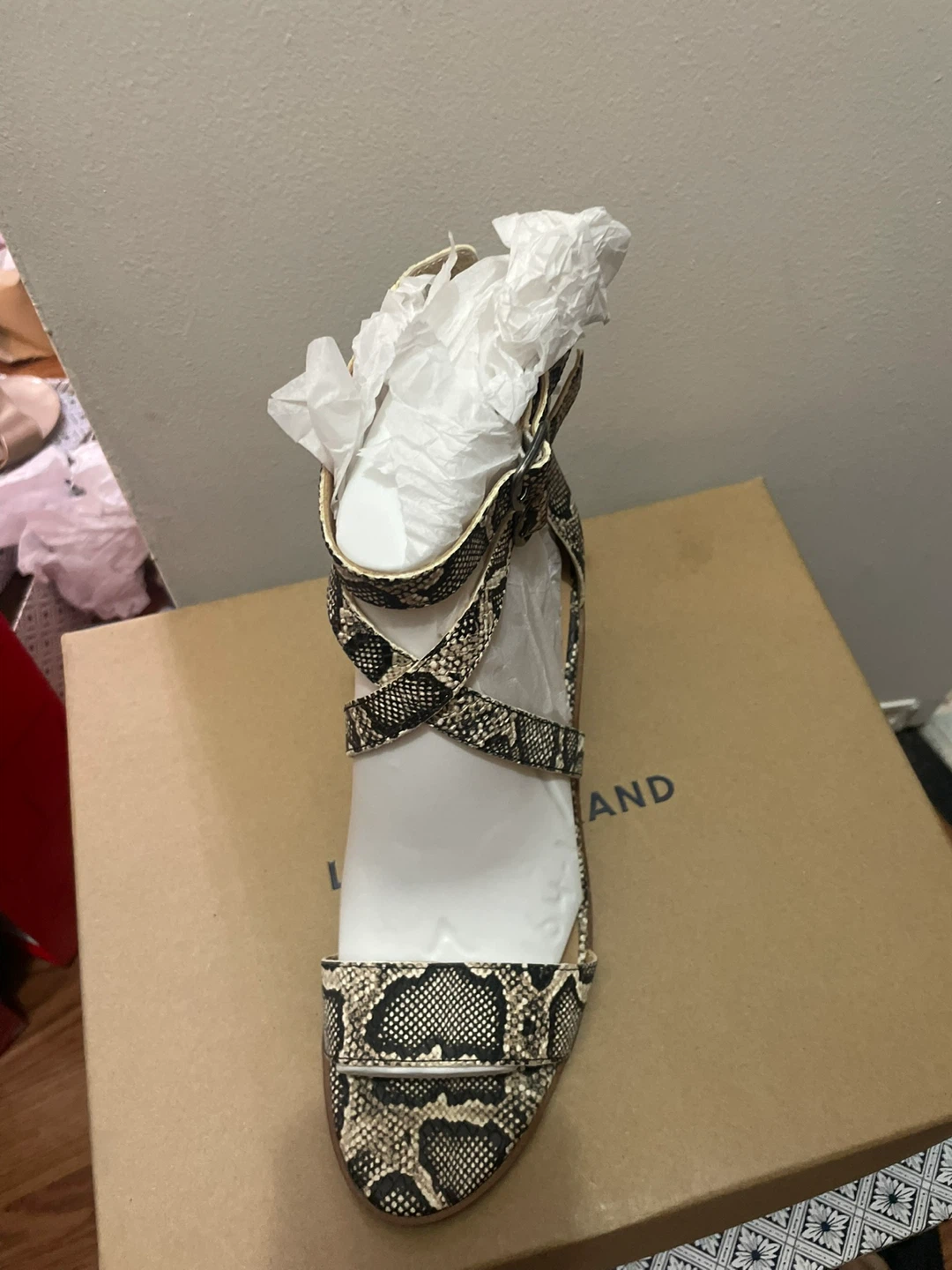 Lucky Brand LK-Ressia Natural Alamira Women's Sandals Size 7.5M - photo 3